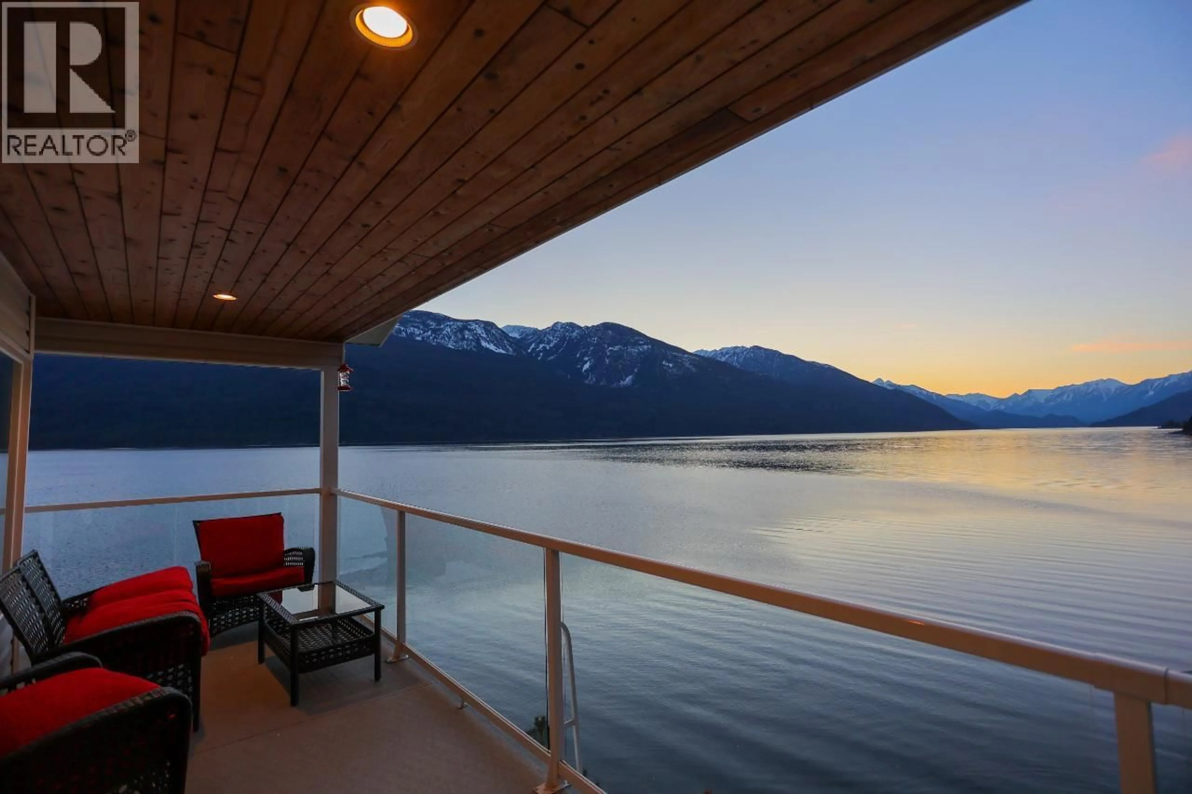 Patio, water/lake/river/ocean view for 819 SILVER COVE DRIVE, Silverton British Columbia V0G1S0