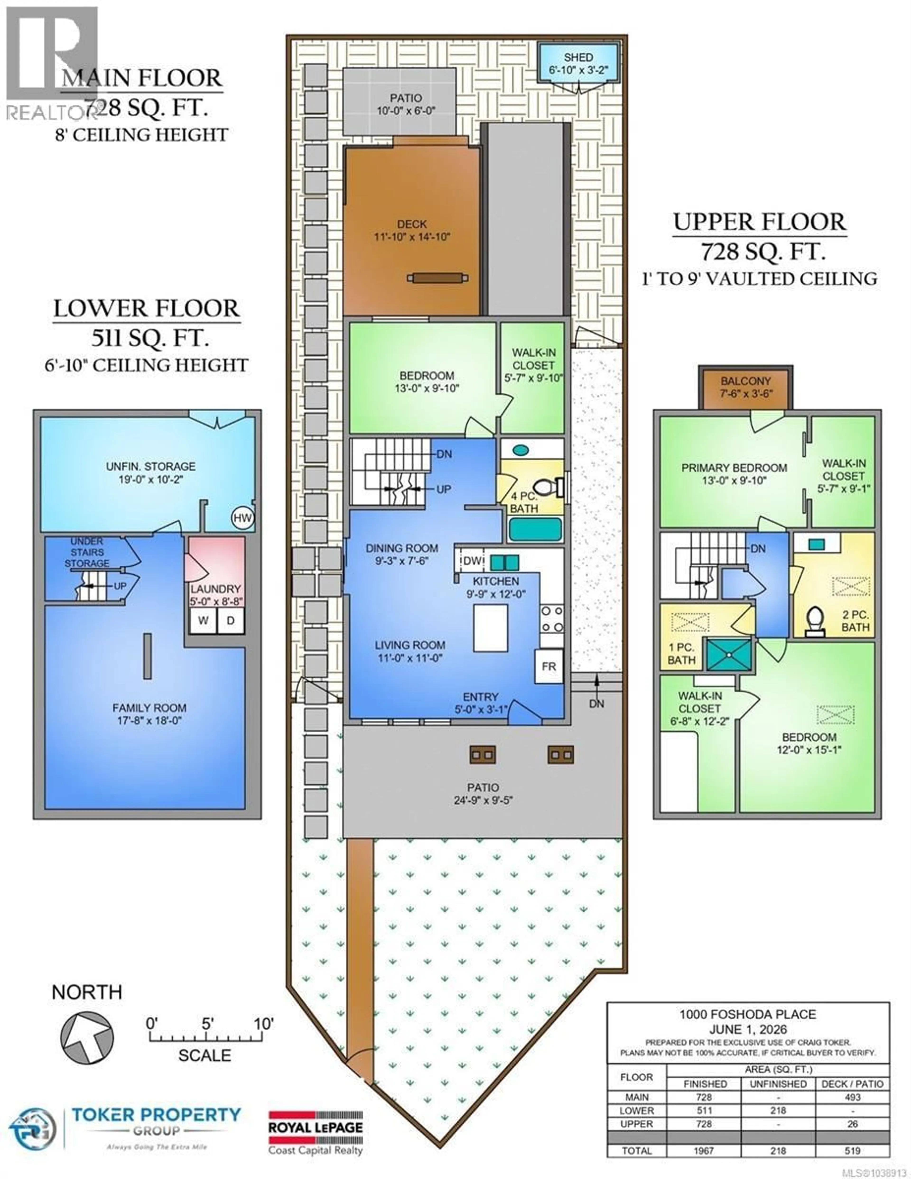 Floor plan for 1000 FASHODA PLACE, Langford British Columbia V9C3X1