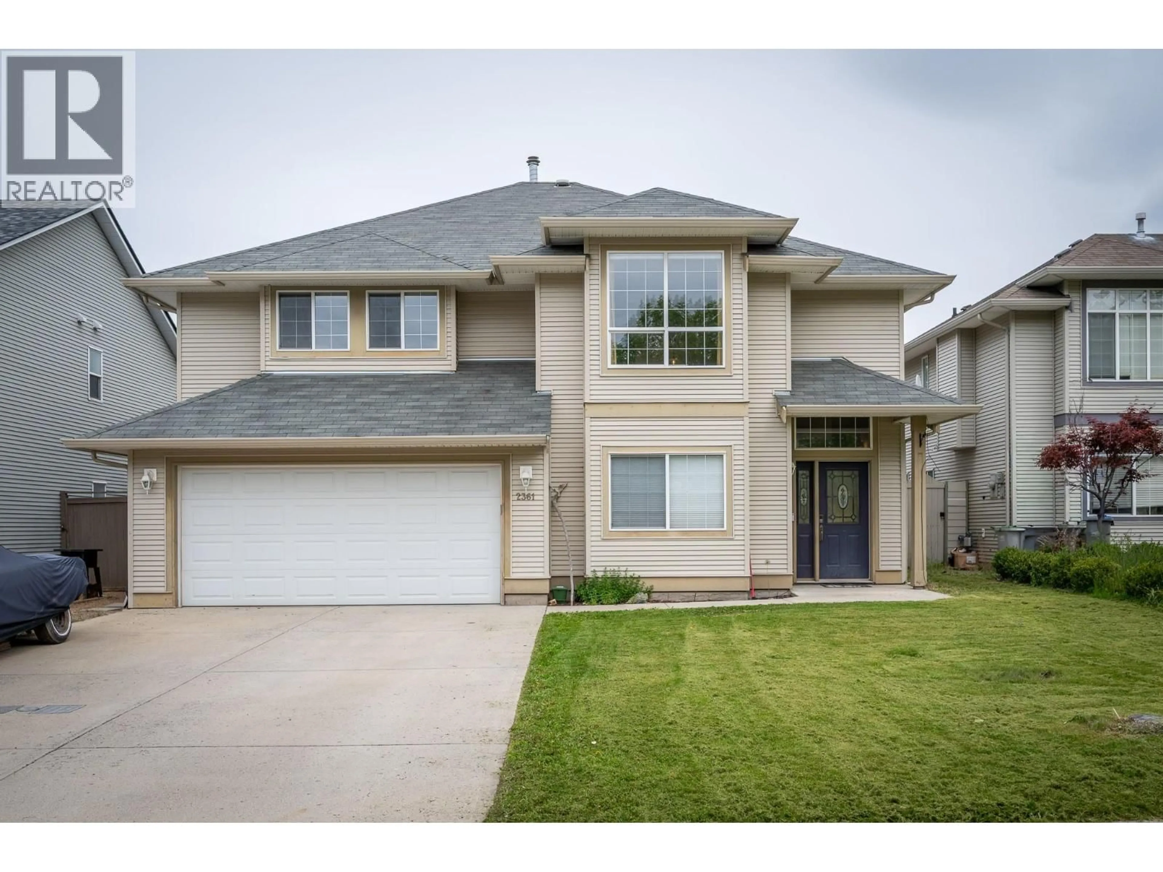 Home with vinyl exterior material, street for 2361 BRAMBLE LANE, Kamloops British Columbia V1S1Z5