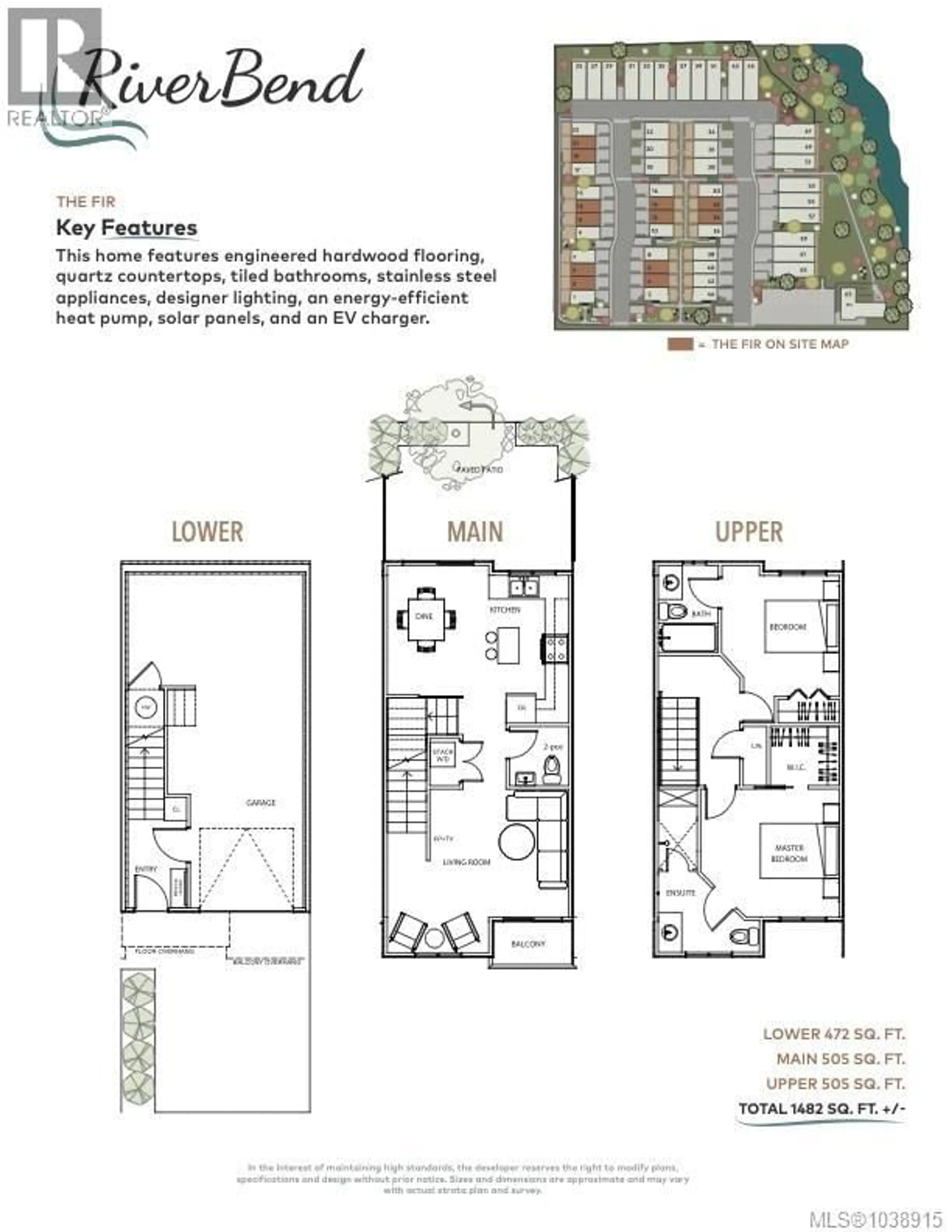 Floor plan for 6 - 703 TURNER ROAD, Parksville British Columbia V9P1T7