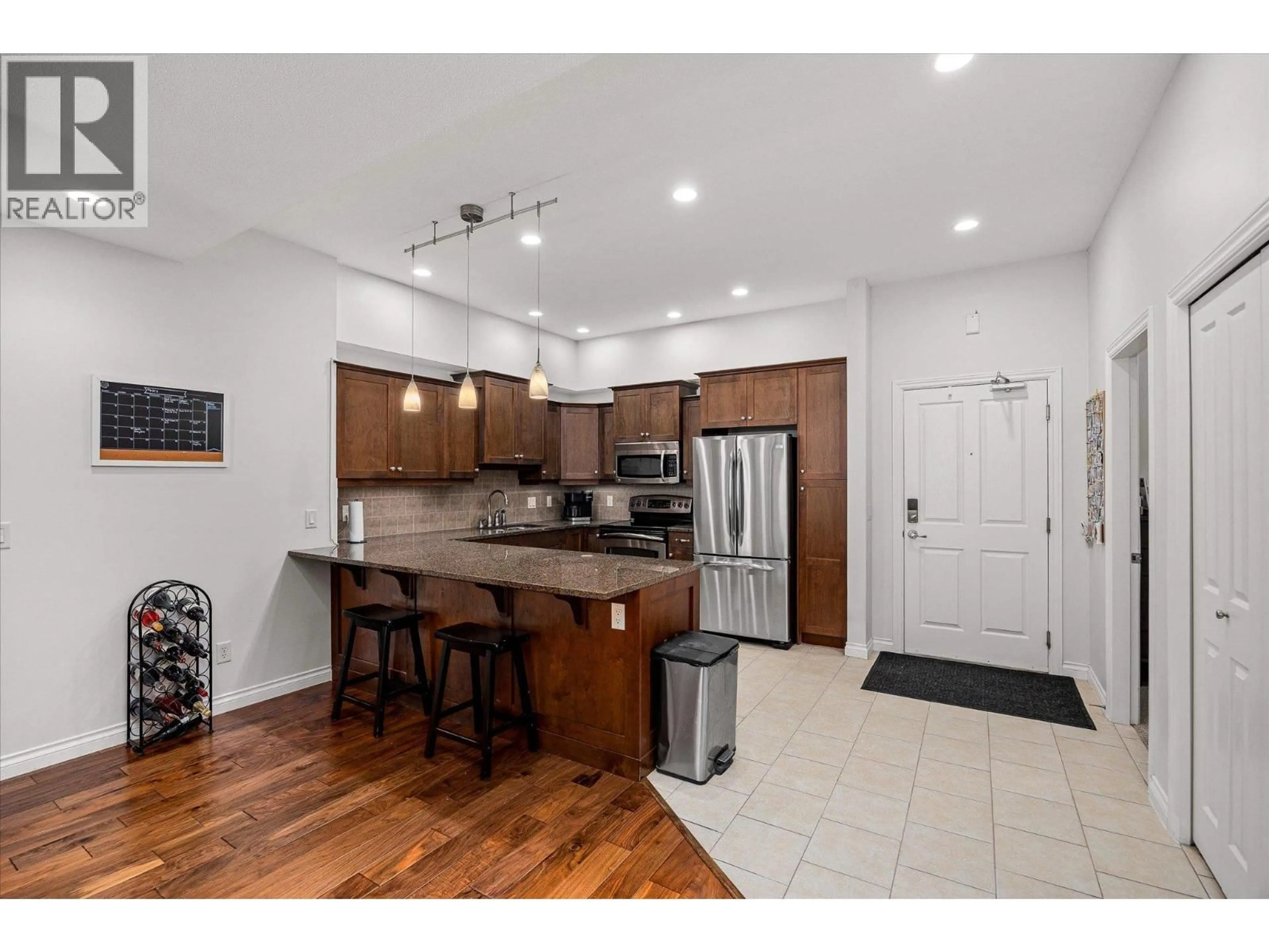 Open concept kitchen, ceramic/tile floor for 3409 - 3832 OLD OKANAGAN HIGHWAY, West Kelowna British Columbia V4T3G6