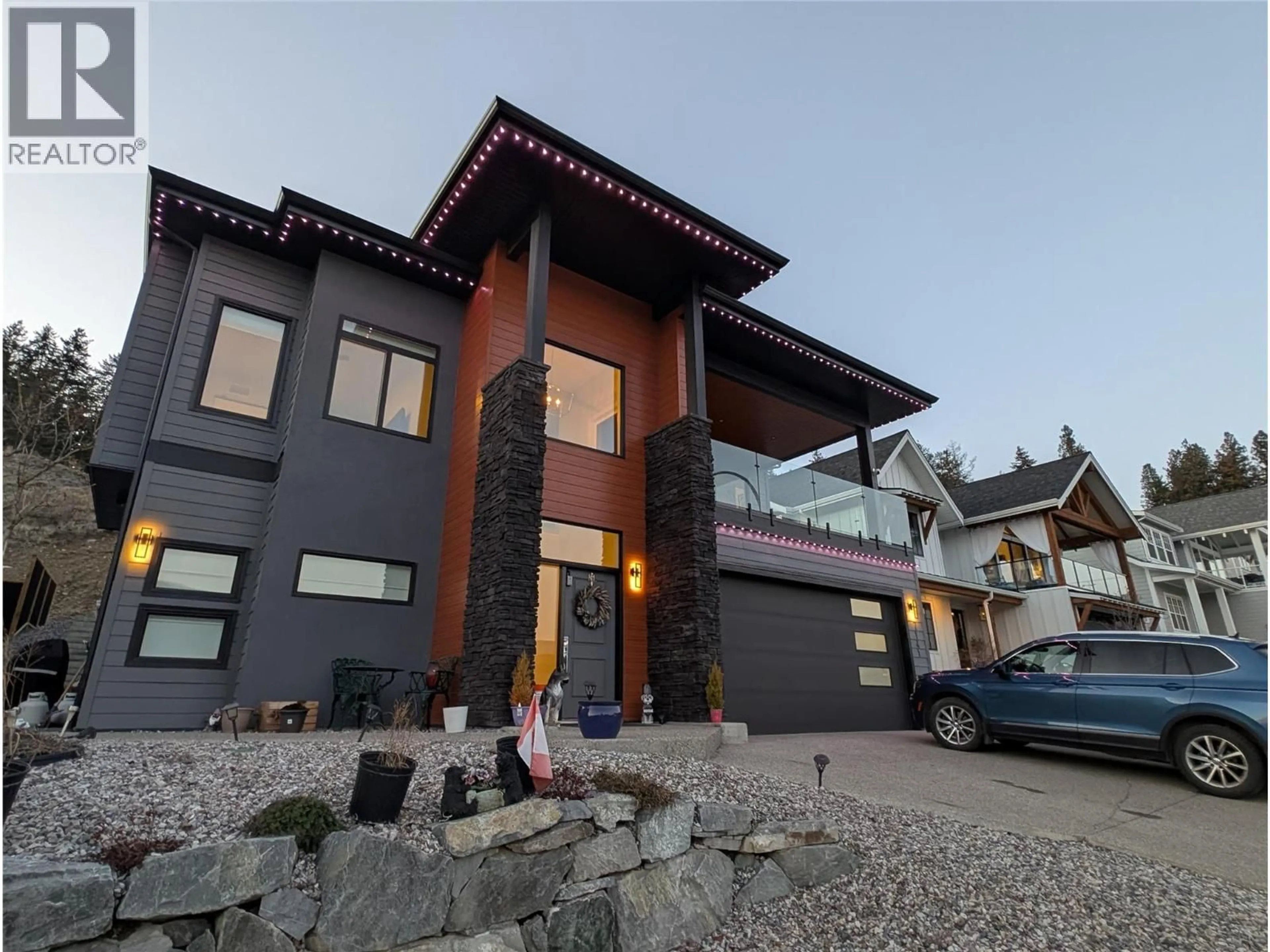 Home with brick exterior material, street for 7141 NAKISKA DRIVE, Vernon British Columbia V1B3M5