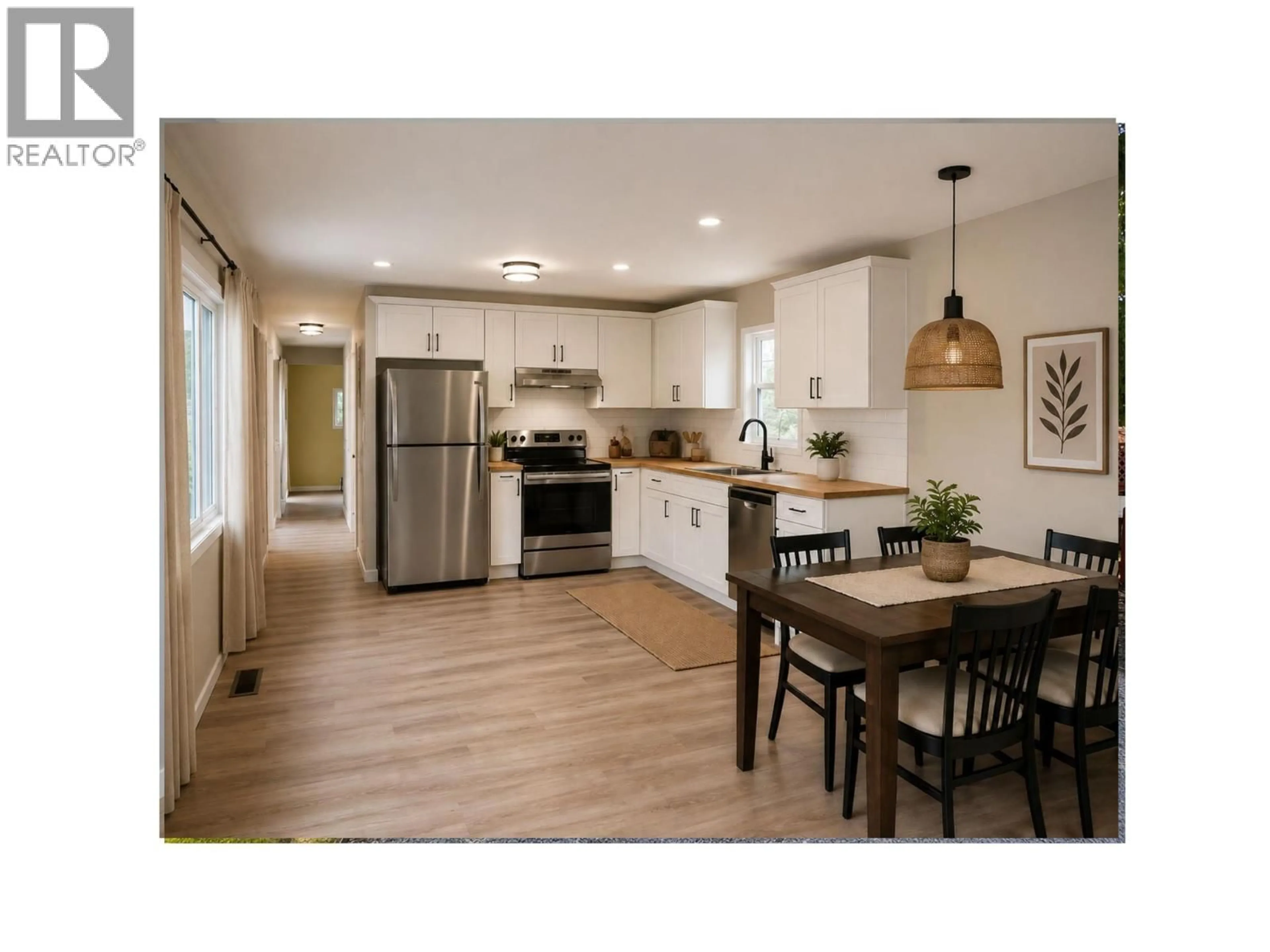 Open concept kitchen, wood/laminate floor for 48- 2035 BOUCHERIE ROAD, Westbank British Columbia V4T1Z7