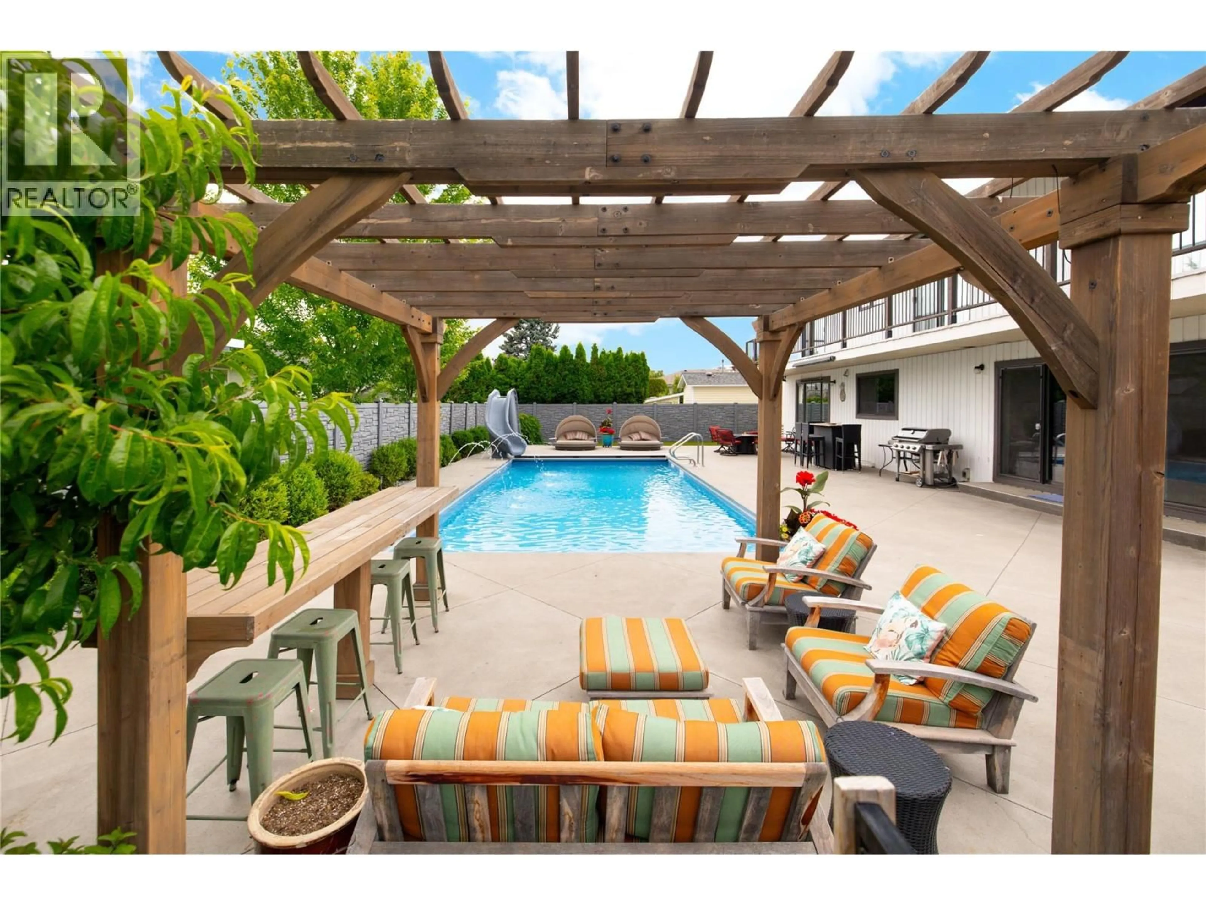 Patio, water/lake/river/ocean view for 3450 BARBERRY STREET, Kelowna British Columbia V1W3V6