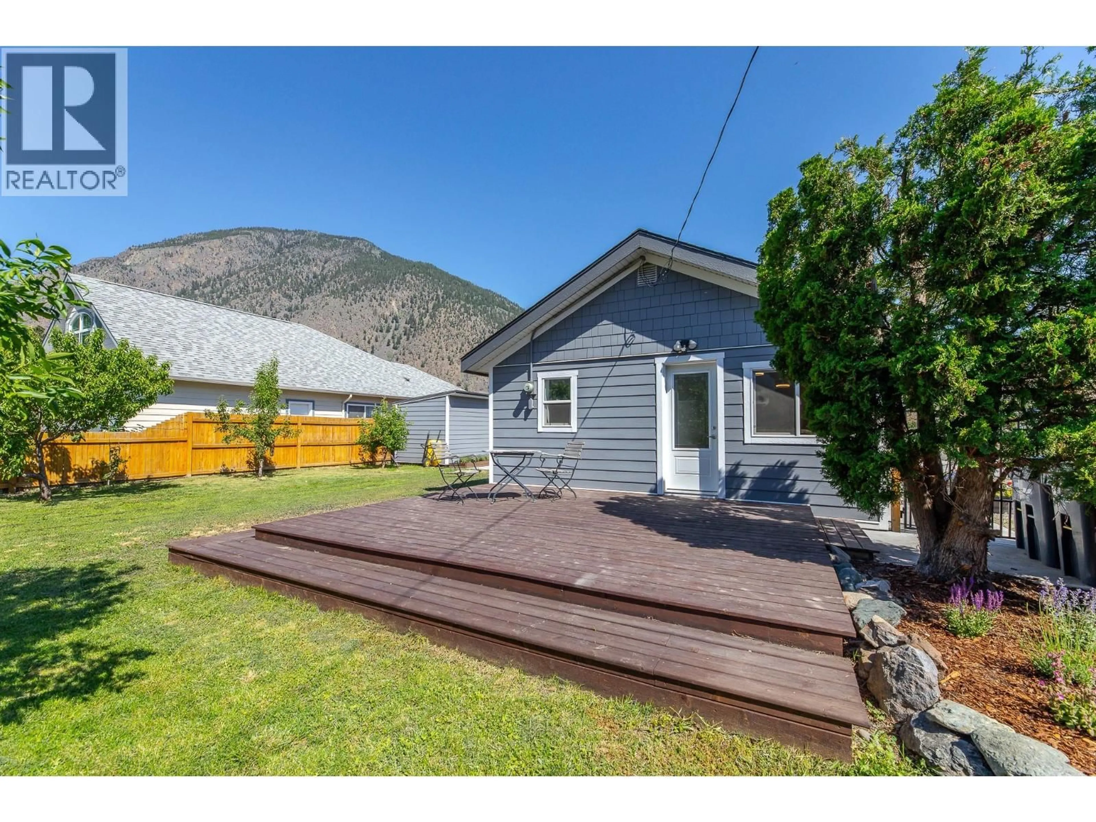 A pic from outside/outdoor area/front of a property/back of a property/a pic from drone, mountain view for 430 6TH AVENUE, Keremeos British Columbia V0X1N3