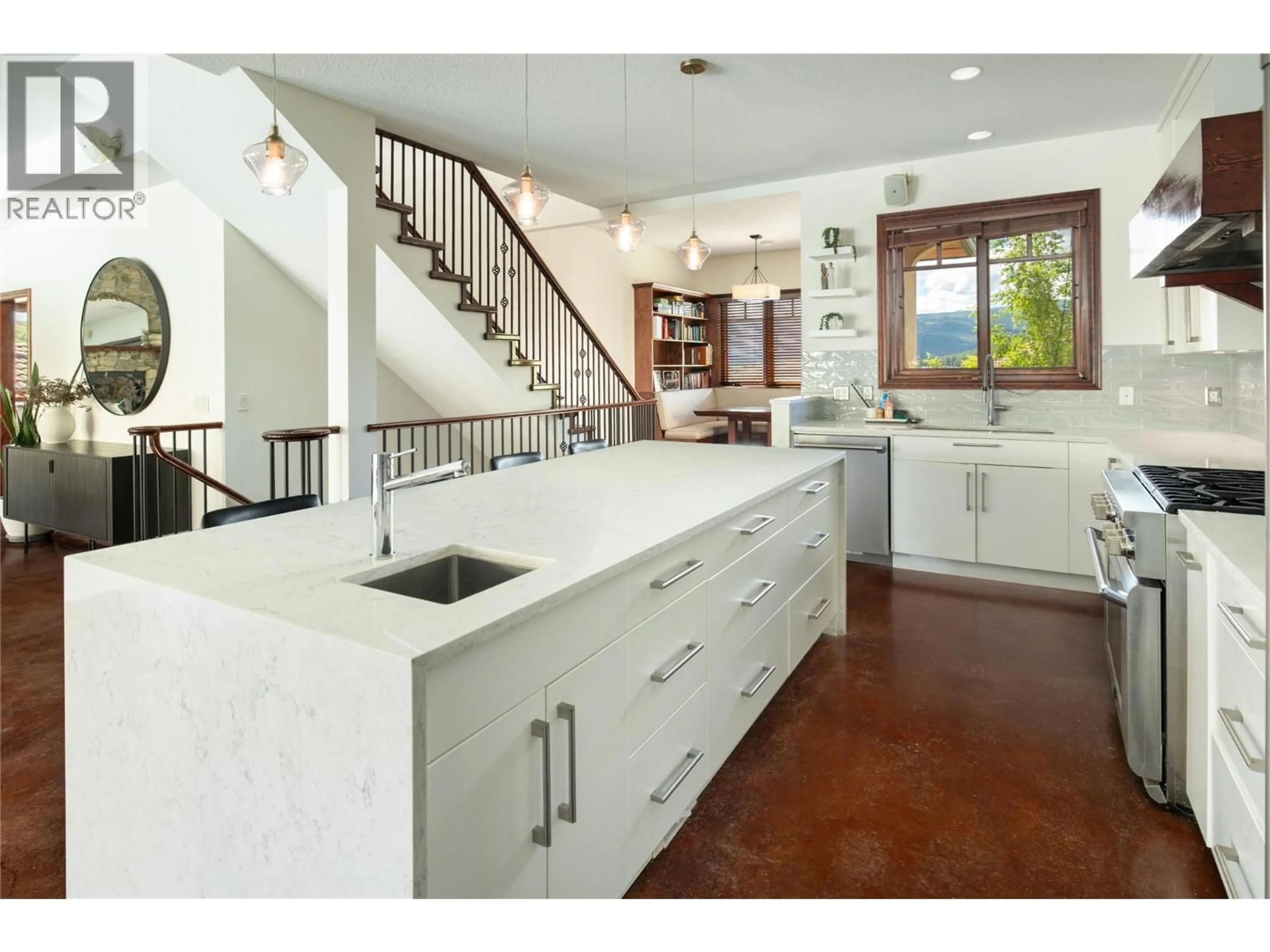 Open concept kitchen, ceramic/tile floor for 1107 HENDERSON DRIVE, Kelowna British Columbia V1P1L8
