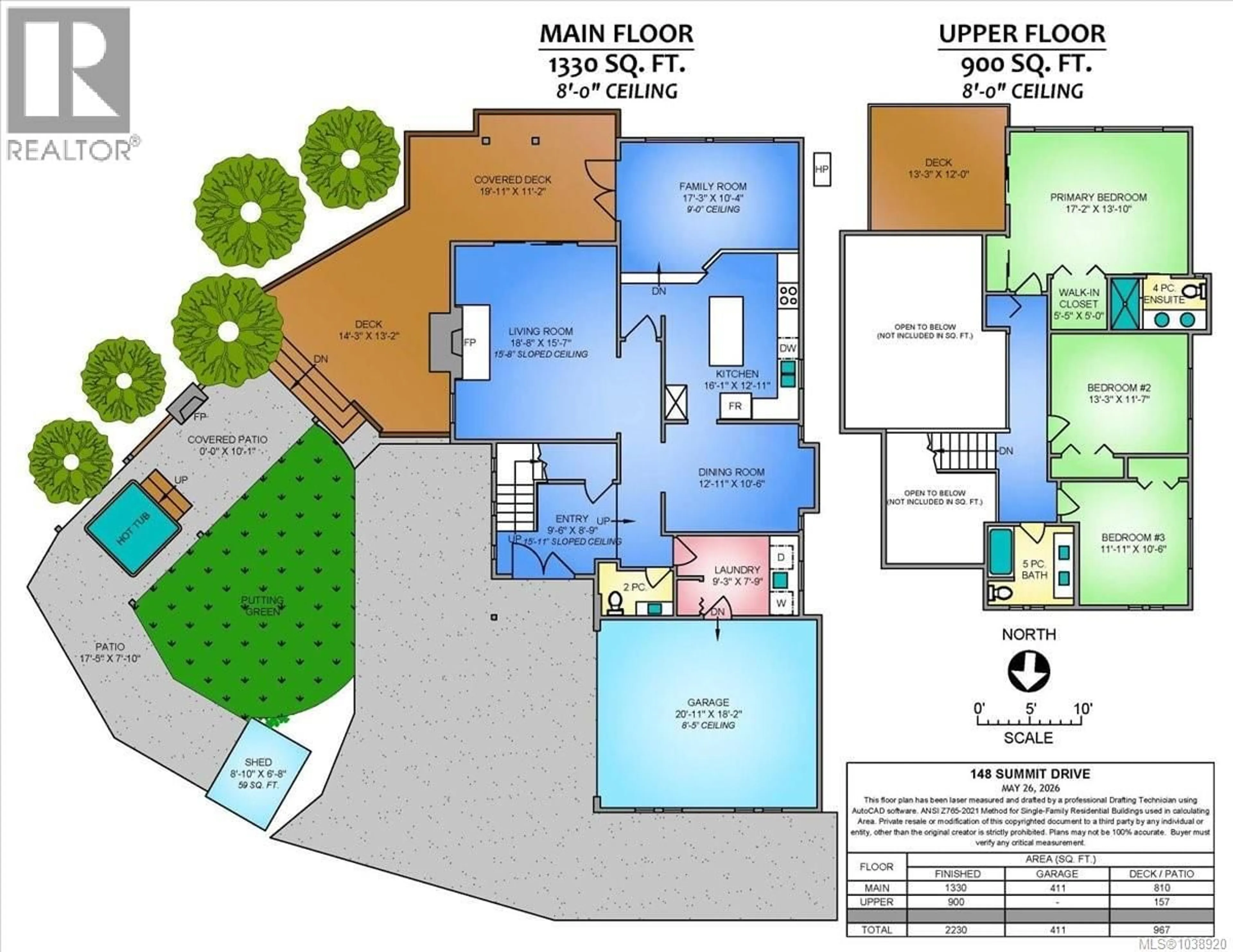 Floor plan for 148 SUMMIT DRIVE, Nanaimo British Columbia V9T4Y2