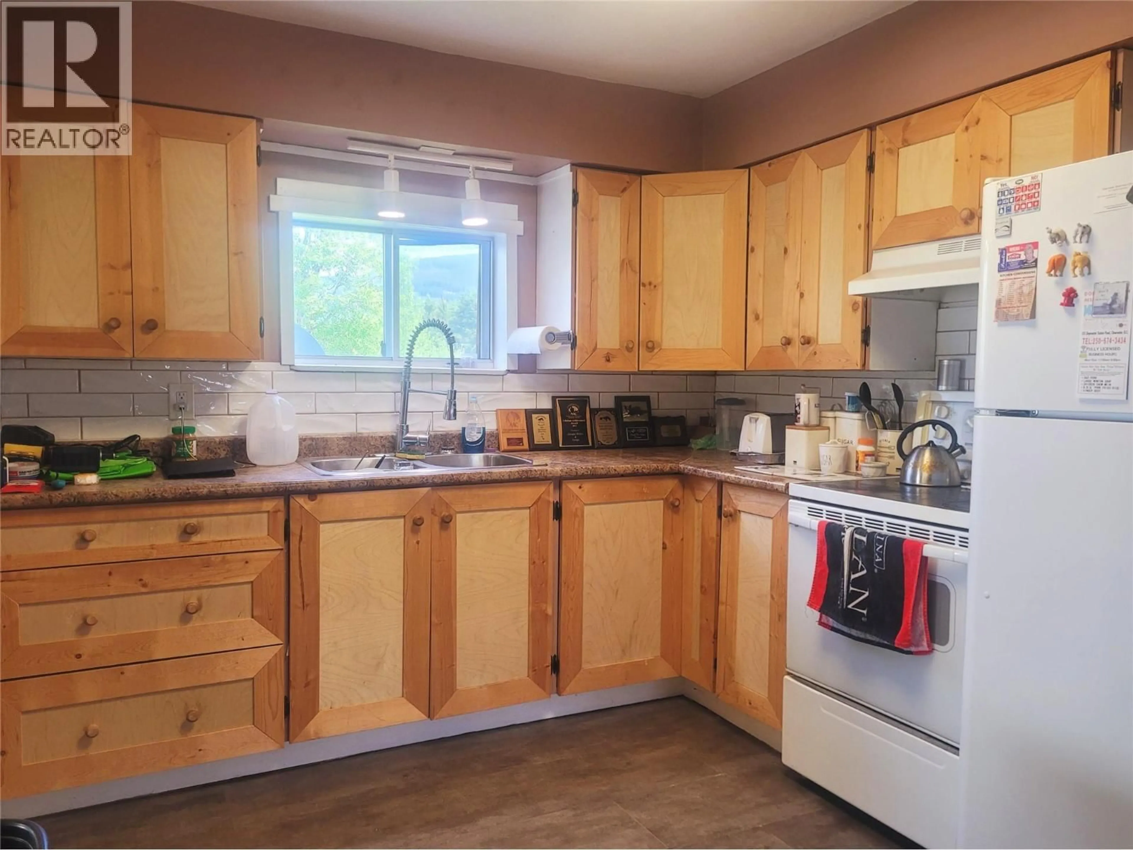 Standard kitchen, wood/laminate floor for 169 WOOD ROAD, Vavenby British Columbia V0E3A0