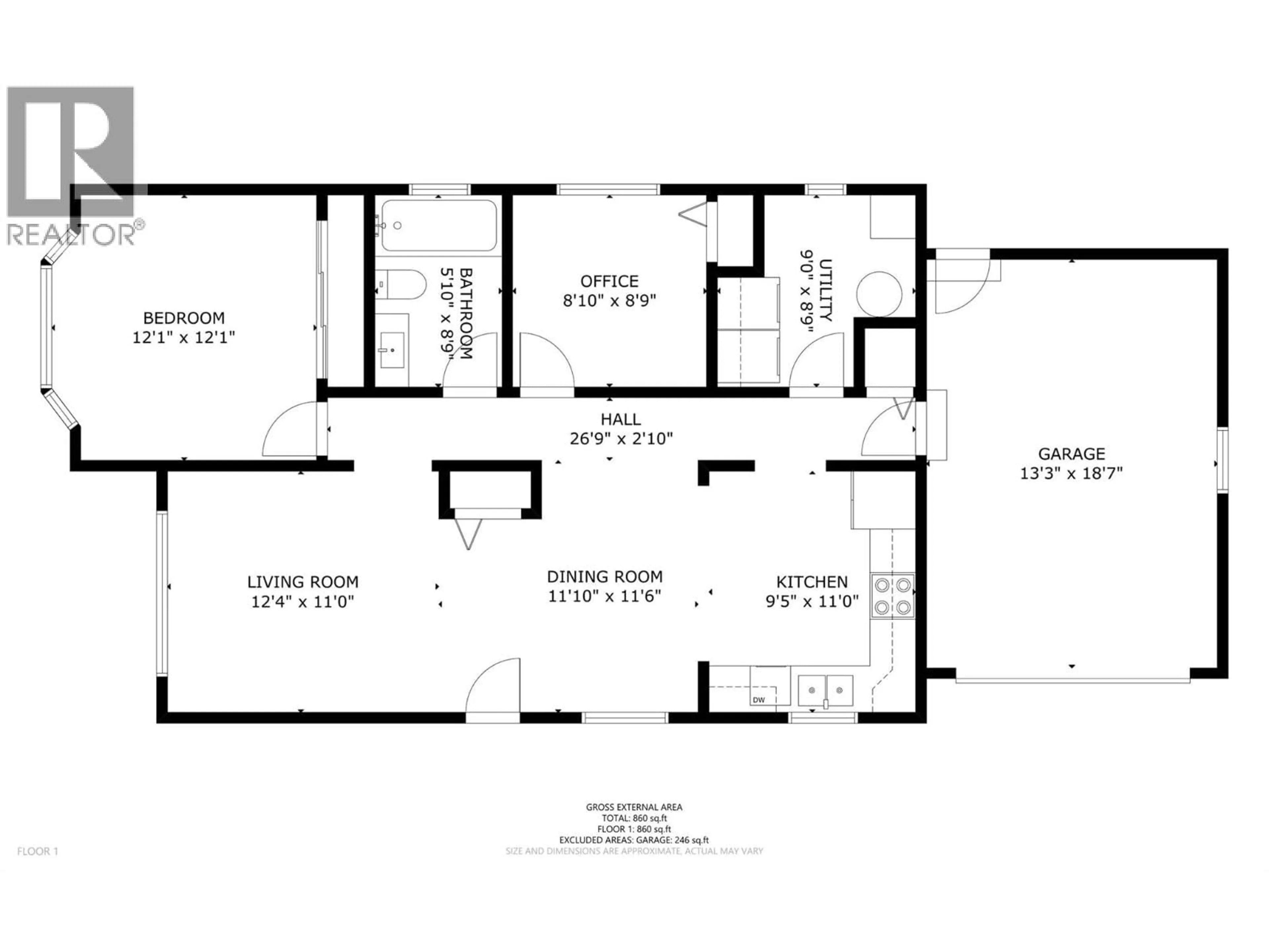 Floor plan for 33 - 4450 POSTILL DRIVE, Kelowna British Columbia V1X7T9