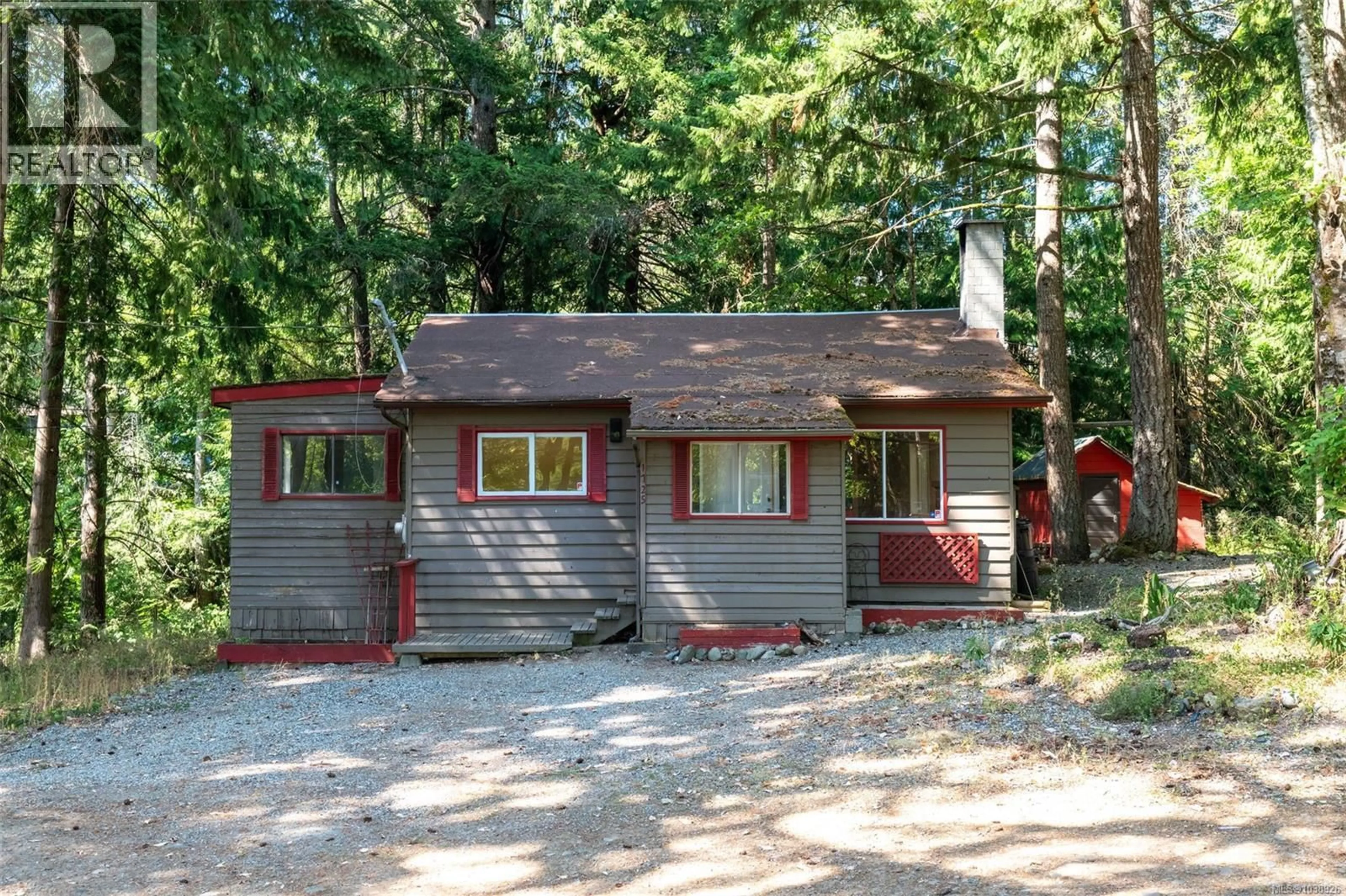 Home with vinyl exterior material, street for 1725 ELFORD ROAD, Shawnigan Lake British Columbia V0R2W2