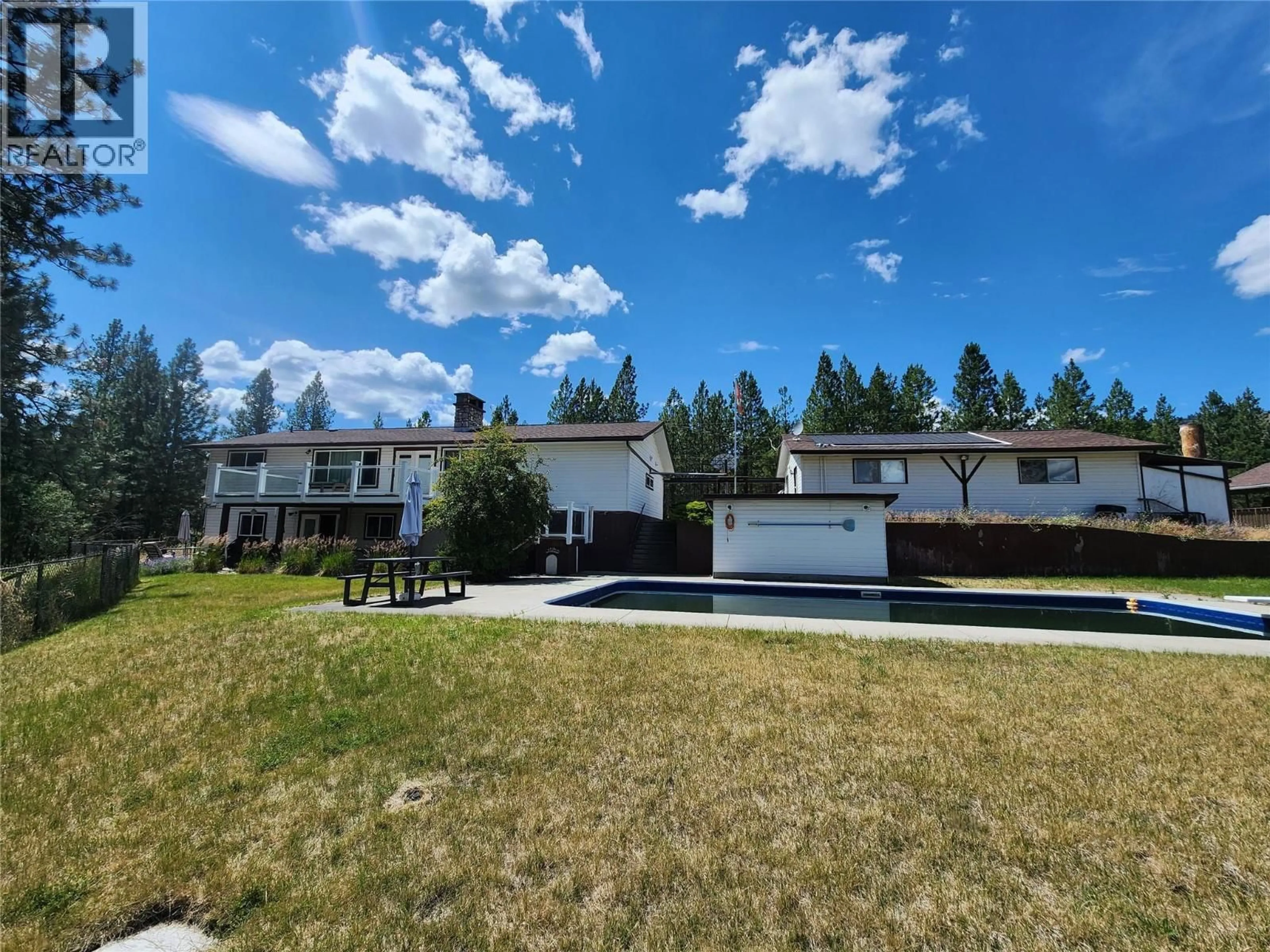 A pic from outside/outdoor area/front of a property/back of a property/a pic from drone, mountain view for 5440 41 HIGHWAY, Grand Forks British Columbia V0H1H5