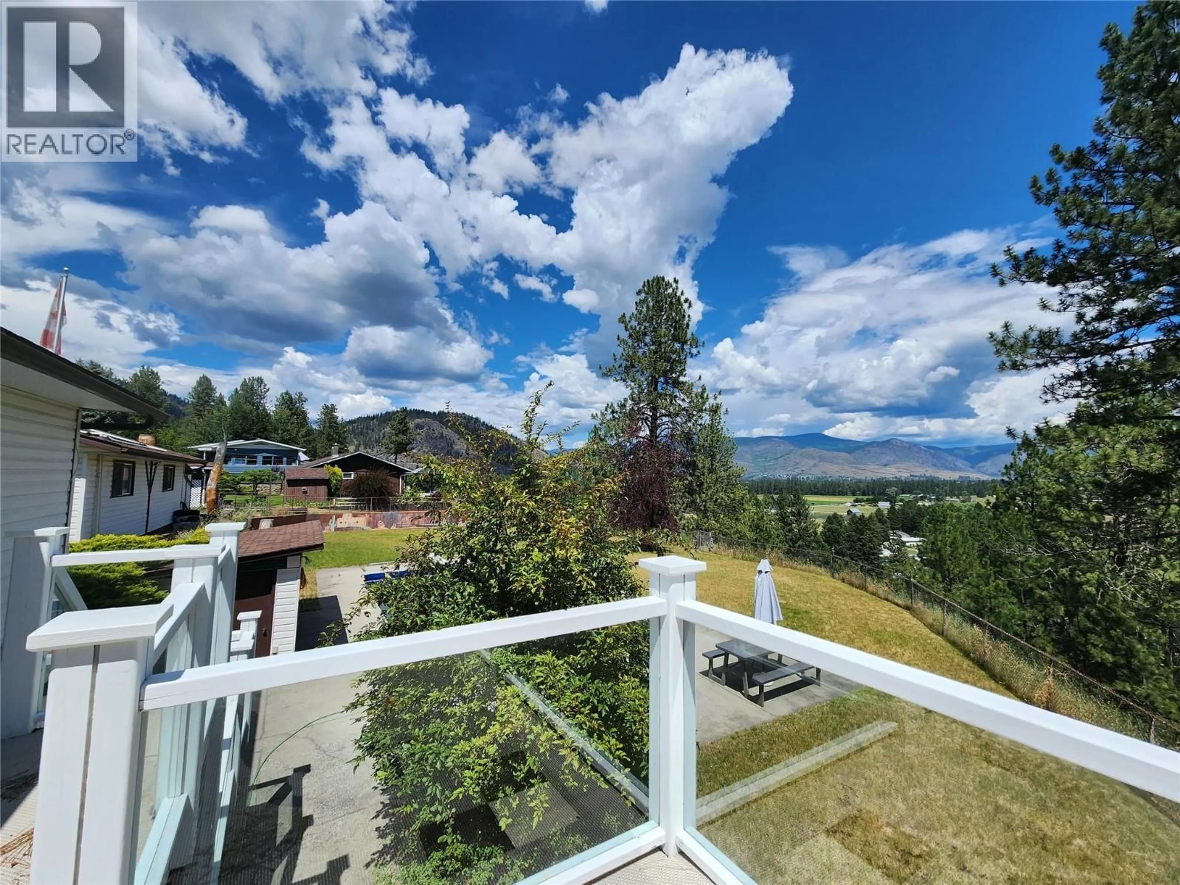A pic from outside/outdoor area/front of a property/back of a property/a pic from drone, mountain view for 5440 41 HIGHWAY, Grand Forks British Columbia V0H1H5