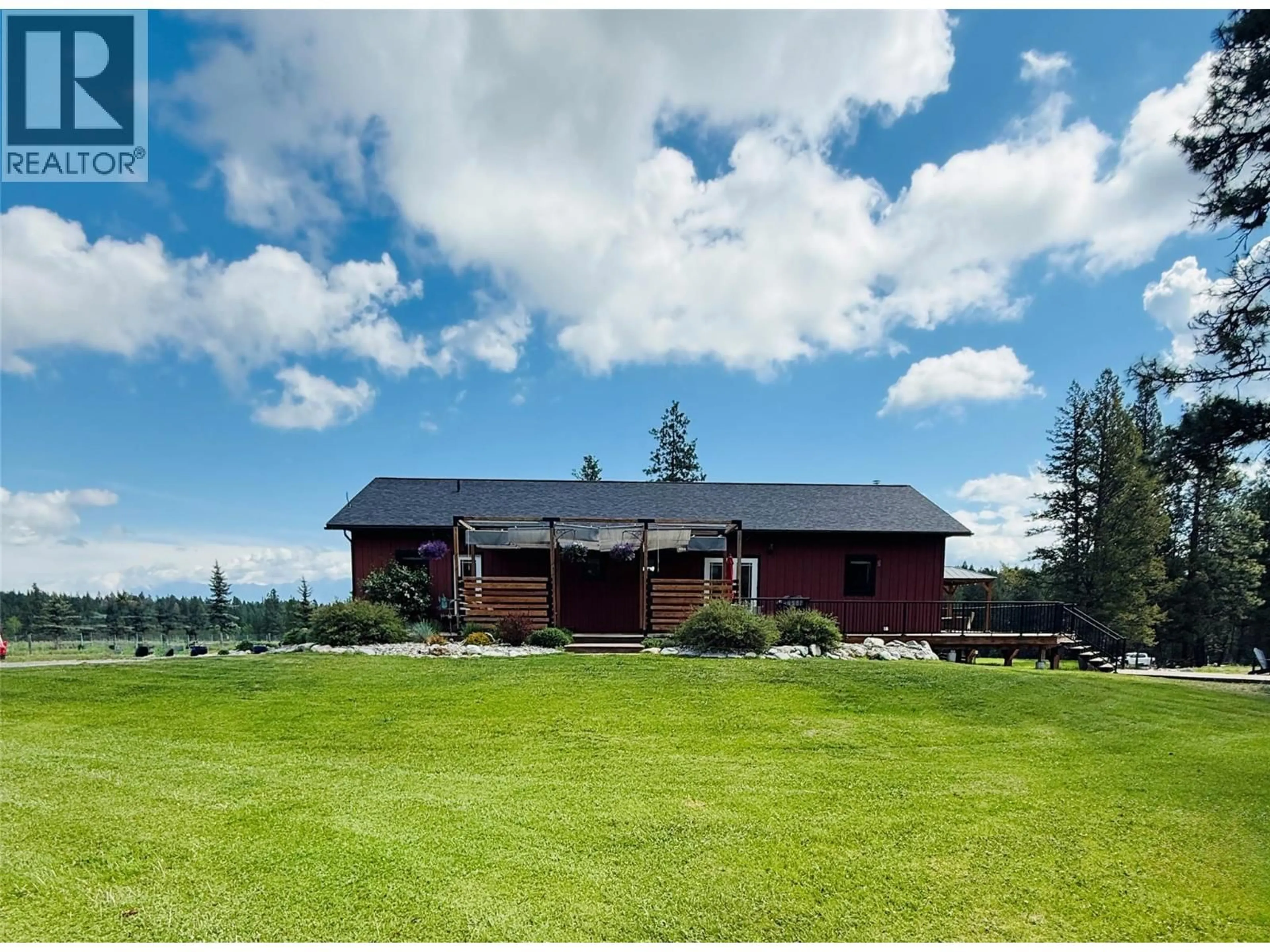 A pic from outside/outdoor area/front of a property/back of a property/a pic from drone, mountain view for 3350 PINERIDGE ROAD, Kimberley British Columbia V1A3L5
