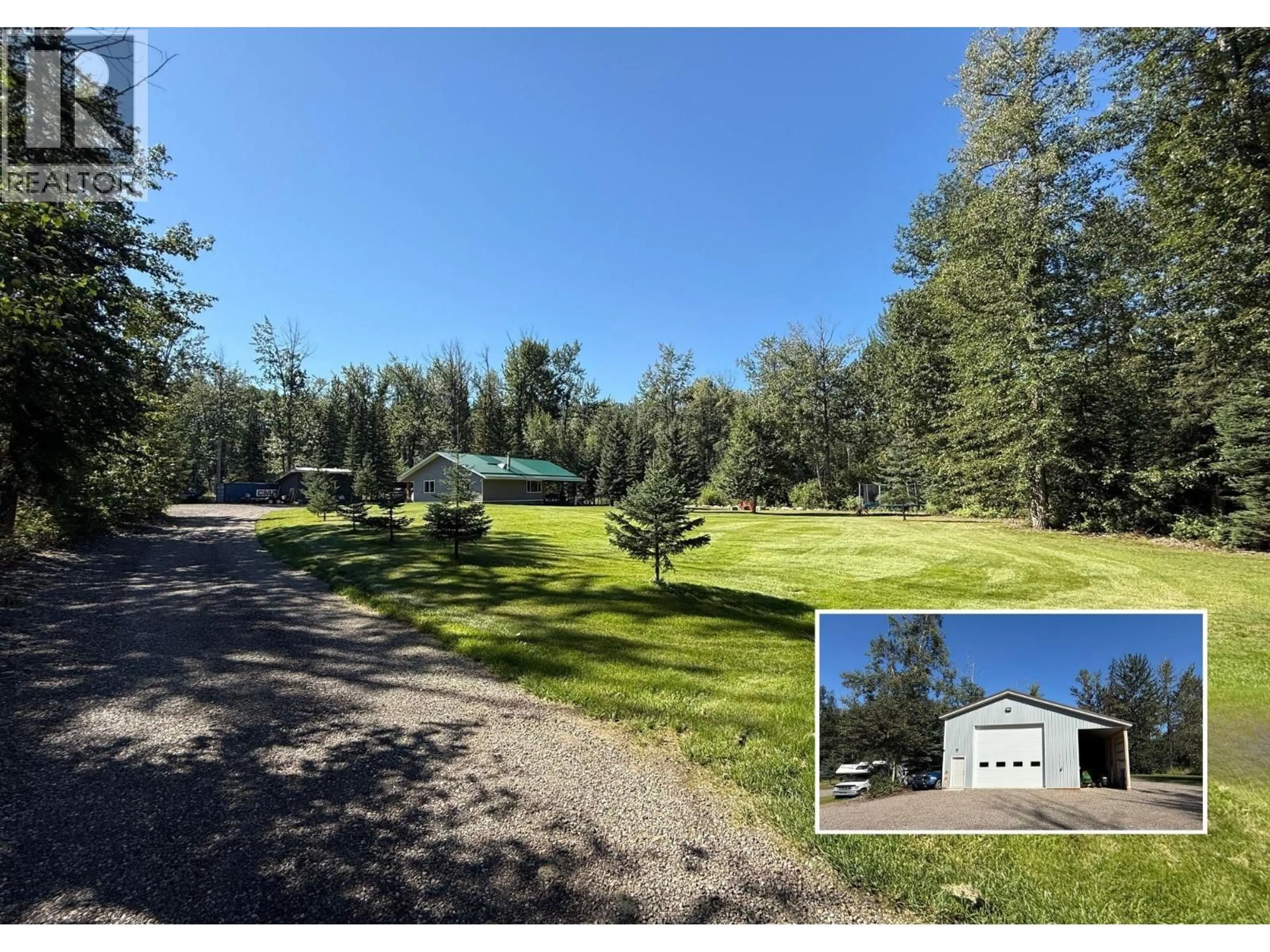 A pic from outside/outdoor area/front of a property/back of a property/a pic from drone, unknown for 6567 YIPS OTHER, Moberly Lake British Columbia V0C1X0