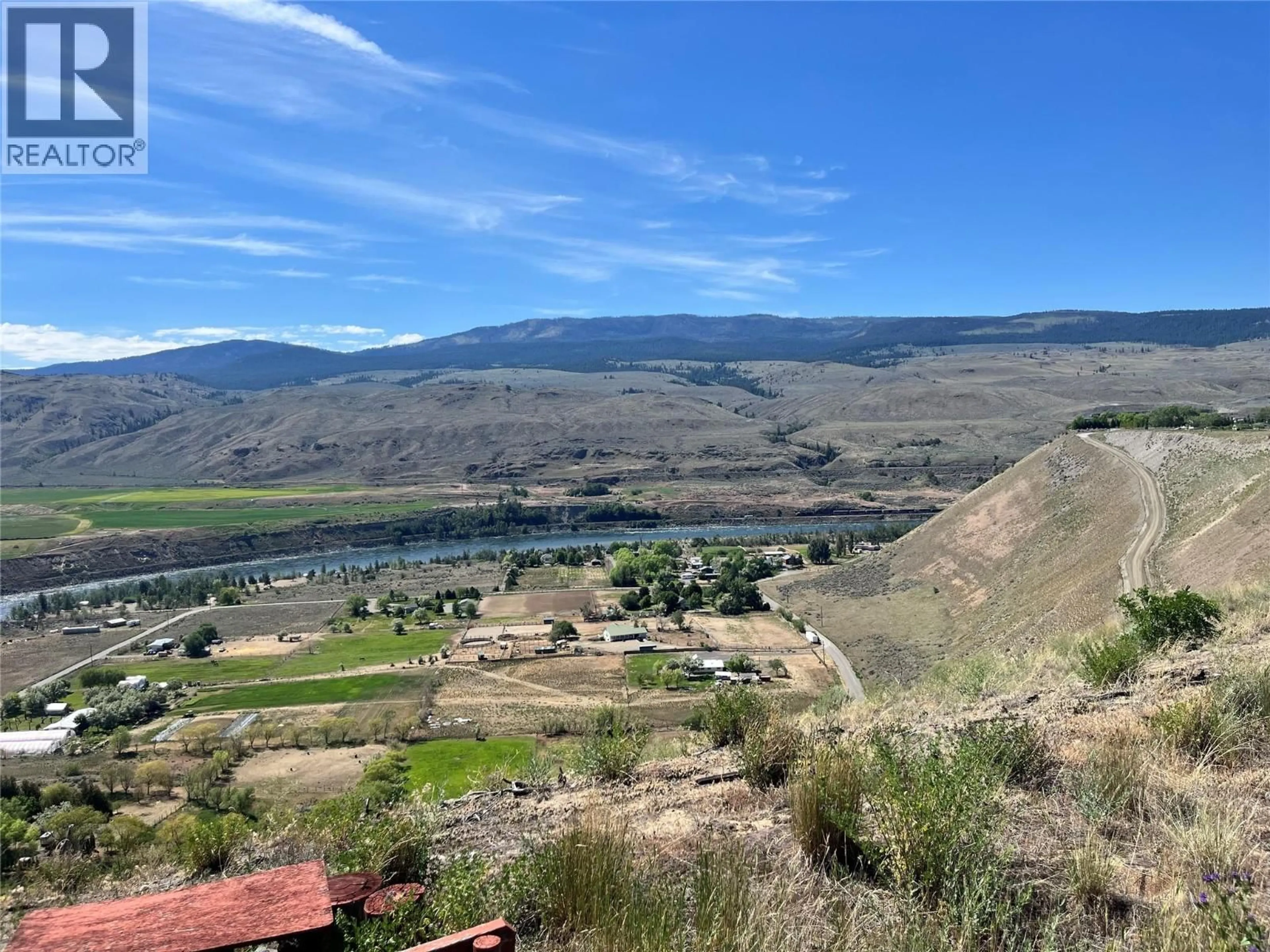 A pic from outside/outdoor area/front of a property/back of a property/a pic from drone, mountain view for 6736 PINECREST DRIVE, Kamloops British Columbia V0K2P0
