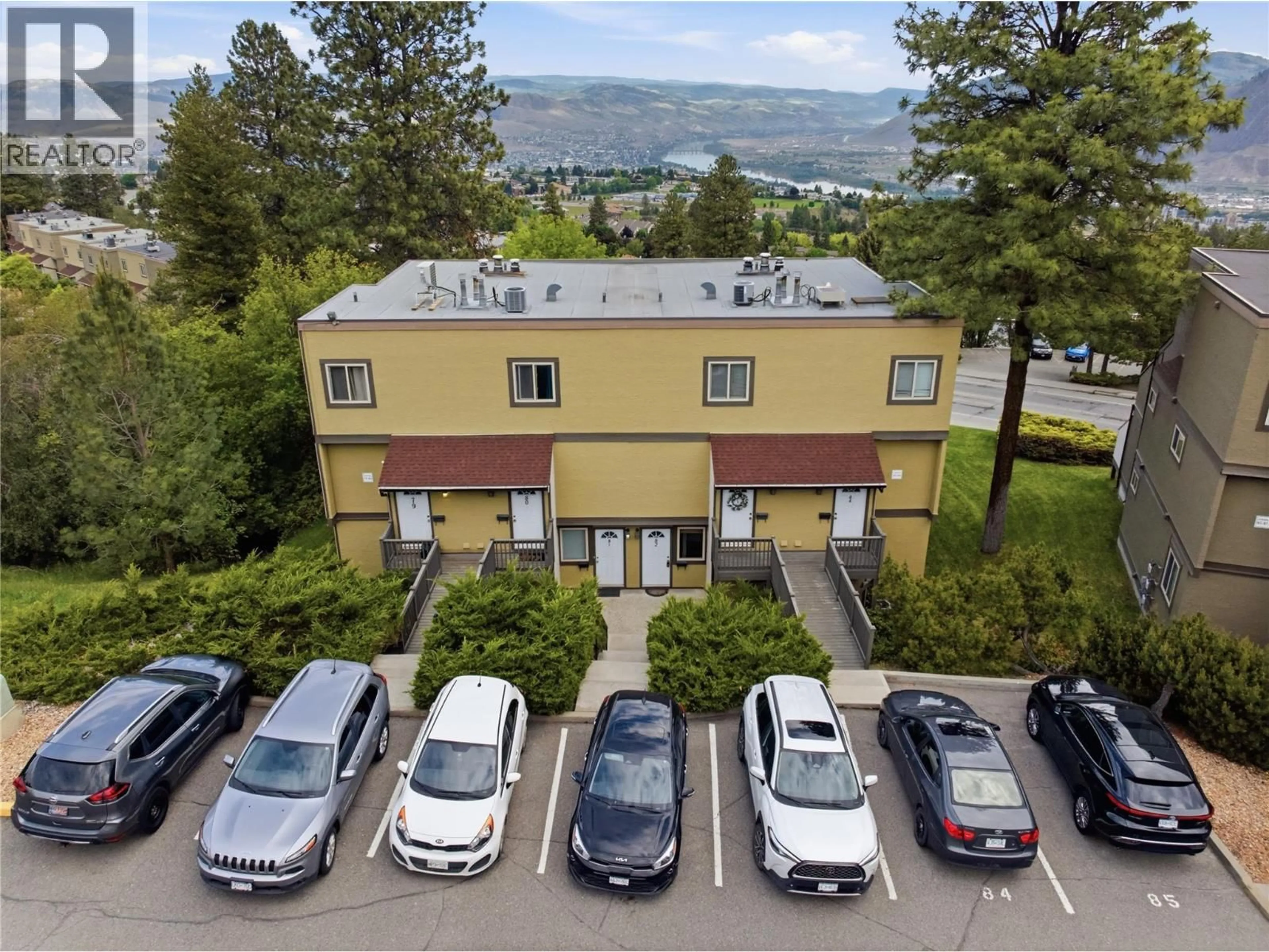 A pic from outside/outdoor area/front of a property/back of a property/a pic from drone, mountain view for 82 - 1750 SUMMIT DRIVE, Kamloops British Columbia V2E1Y1