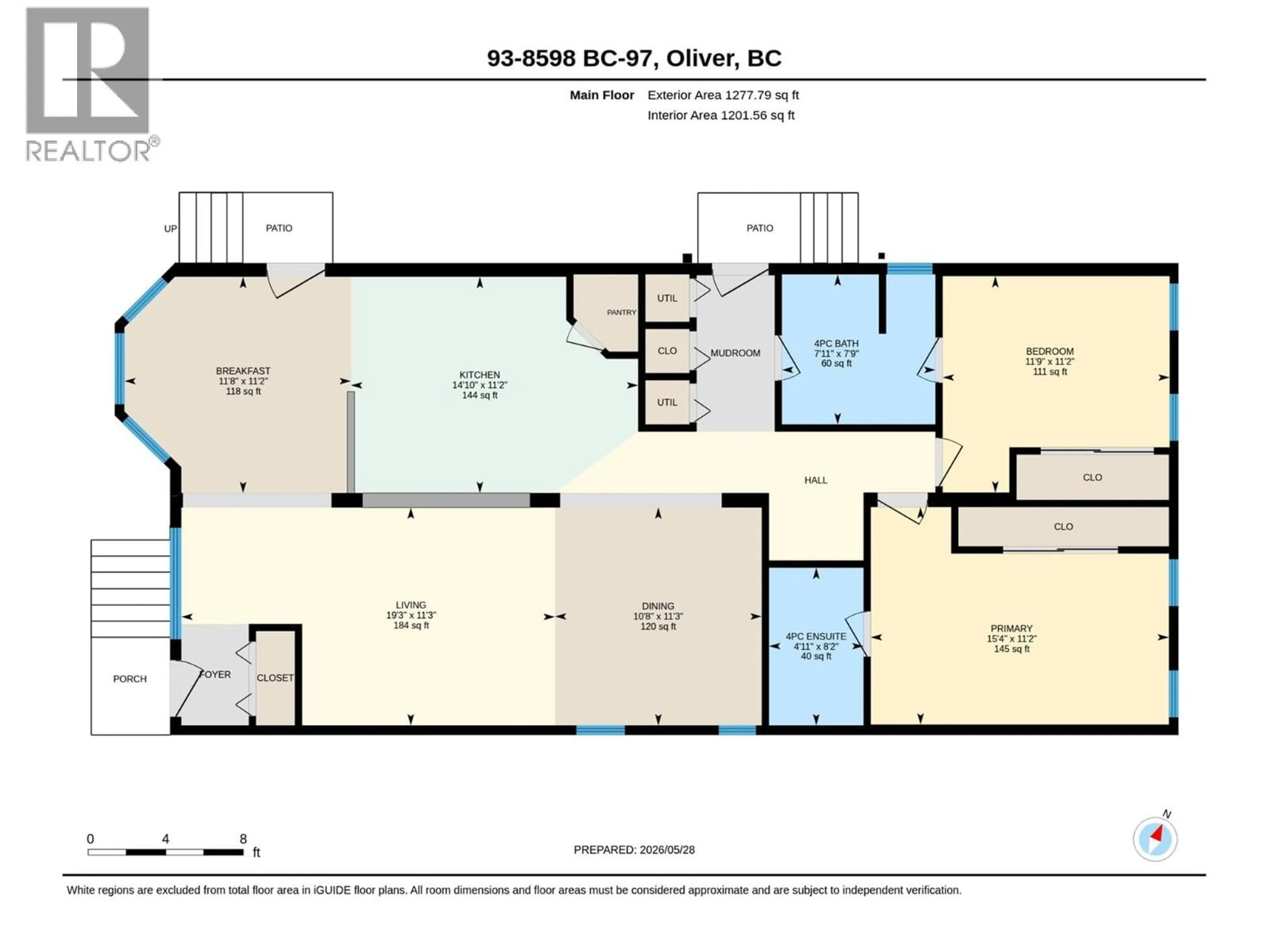 Floor plan for 93 - 8598 HIGHWAY 97 OTHER, Oliver British Columbia V0H1T2