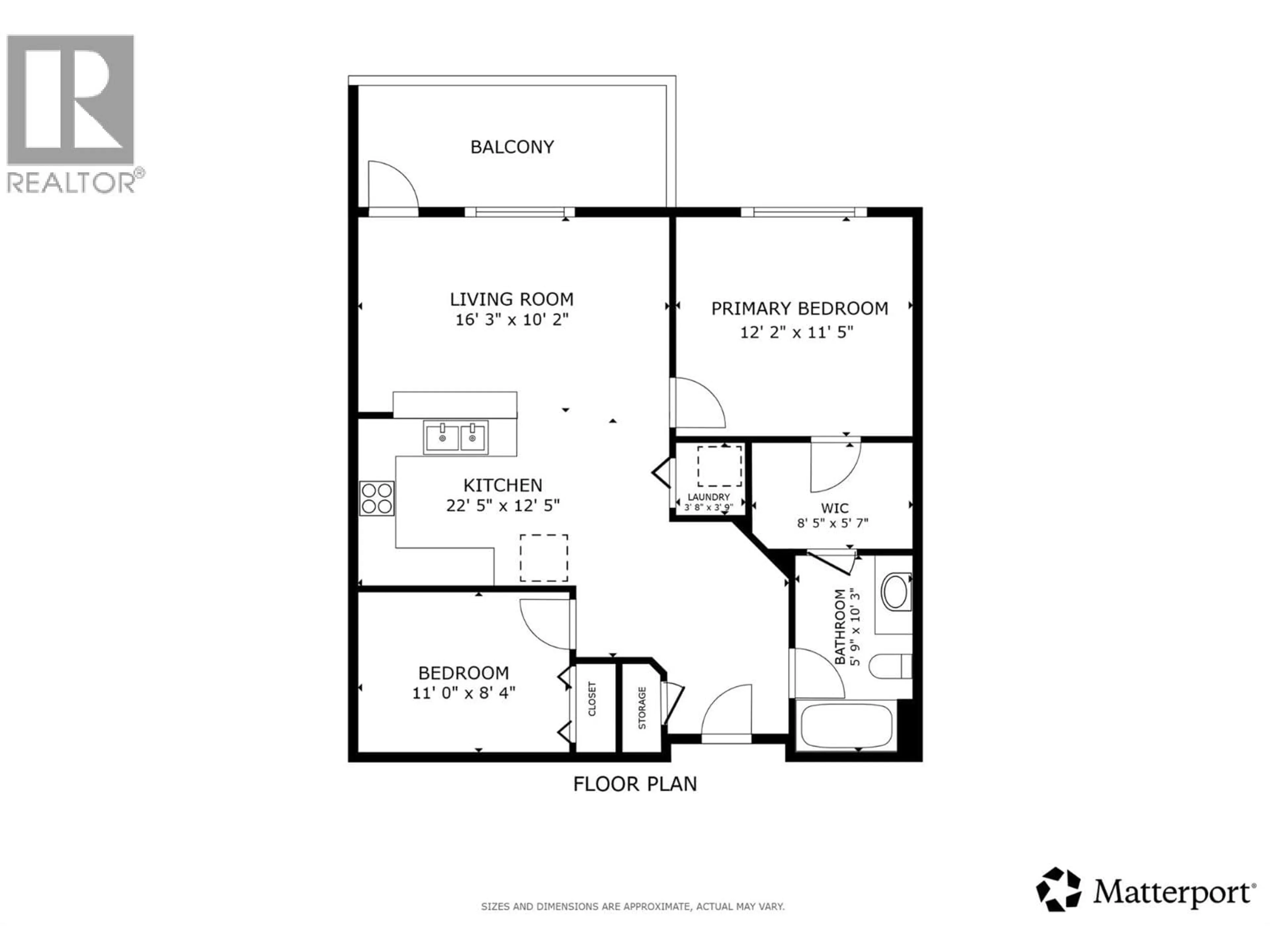 Floor plan for 407 - 3645 CARRINGTON ROAD, West Kelowna British Columbia V4T3G9