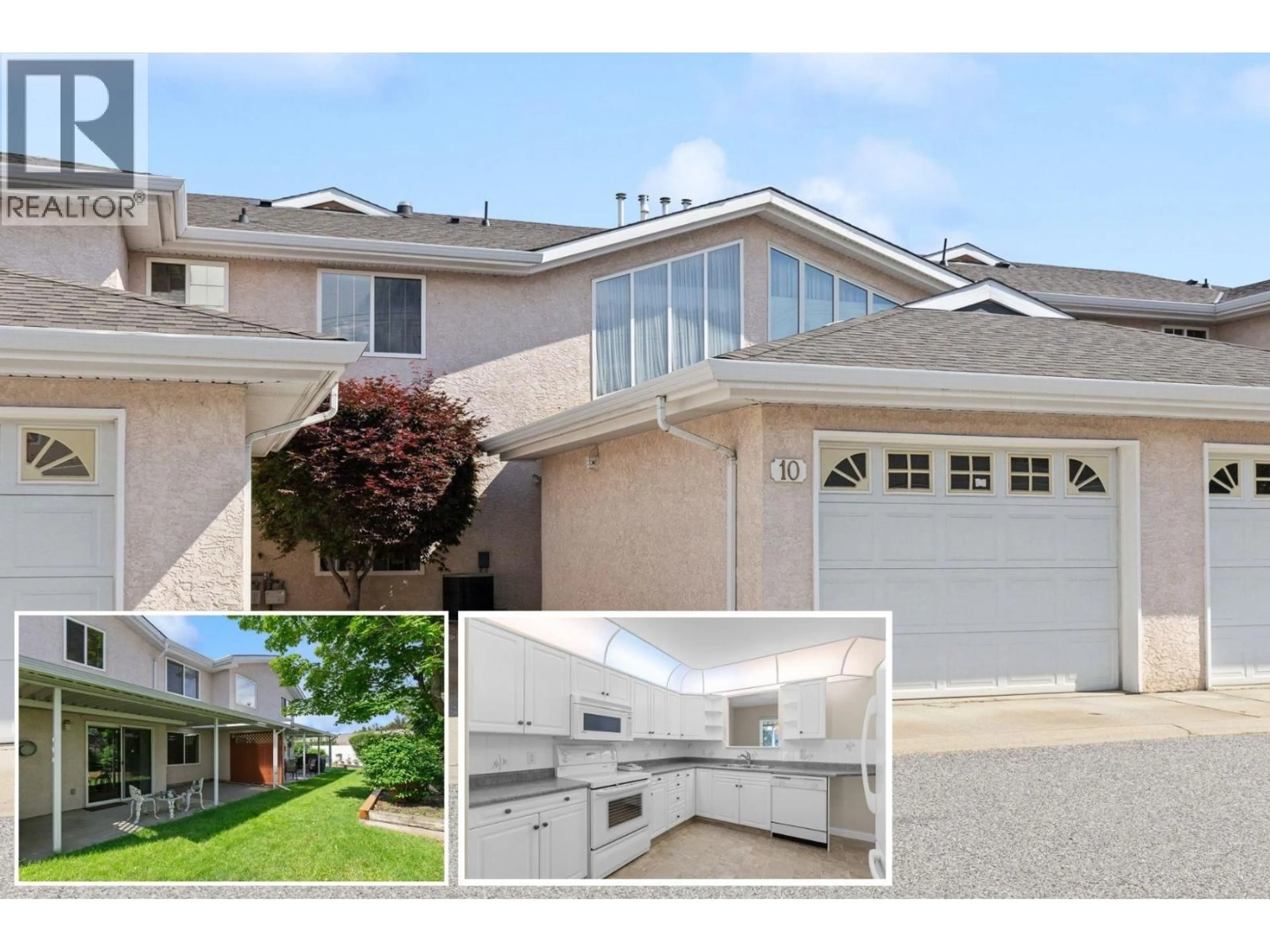 Home with vinyl exterior material, street for 10 - 1800 PARKVIEW CRESCENT, Kelowna British Columbia V1X7G6