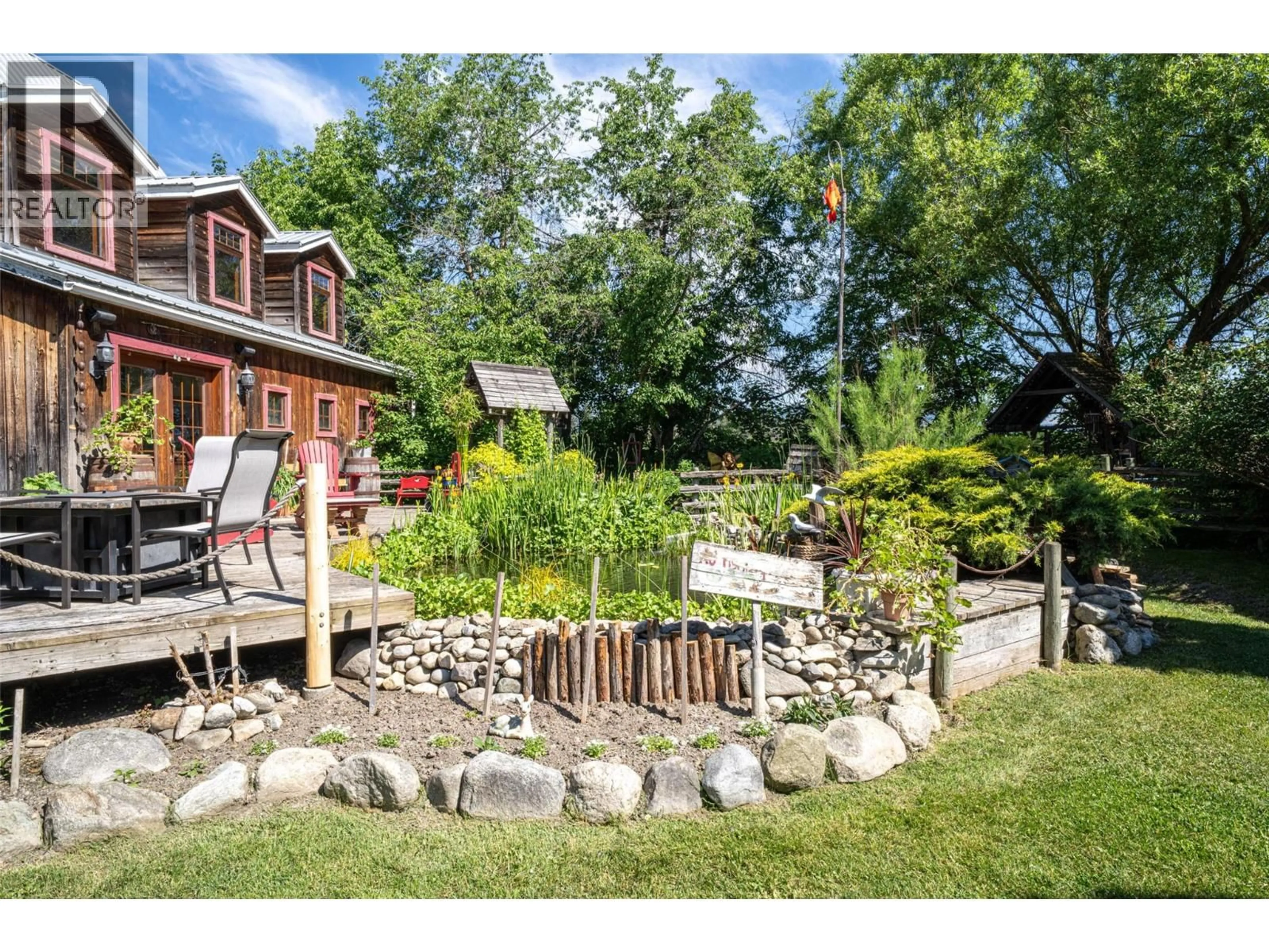 Patio, water/lake/river/ocean view for 749 ENDERBY - GRINDROD ROAD, Enderby British Columbia V4Y4K1