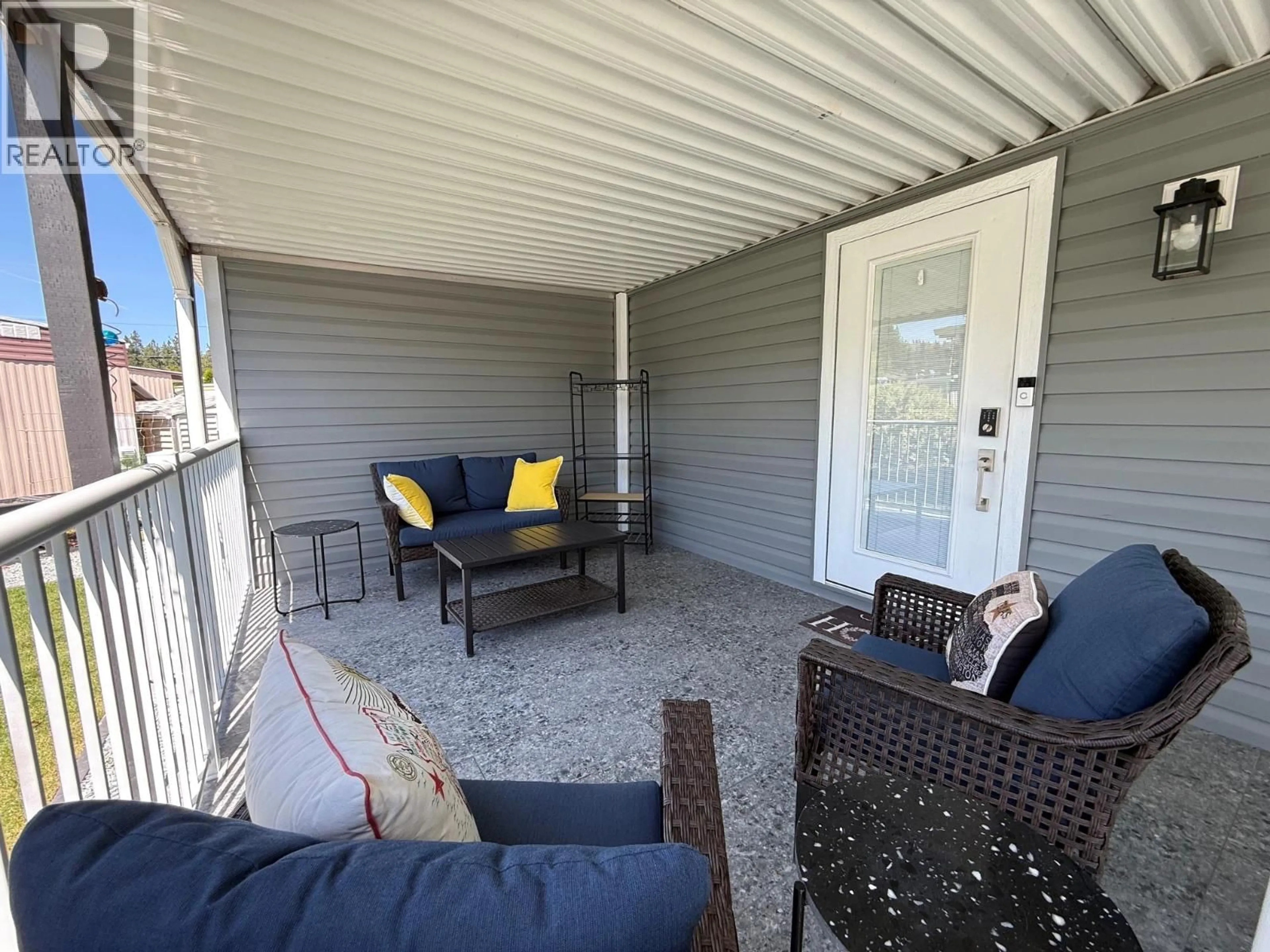 Patio, water/lake/river/ocean view for 53 - 8712 STEUART STREET, Summerland British Columbia V0H1Z6