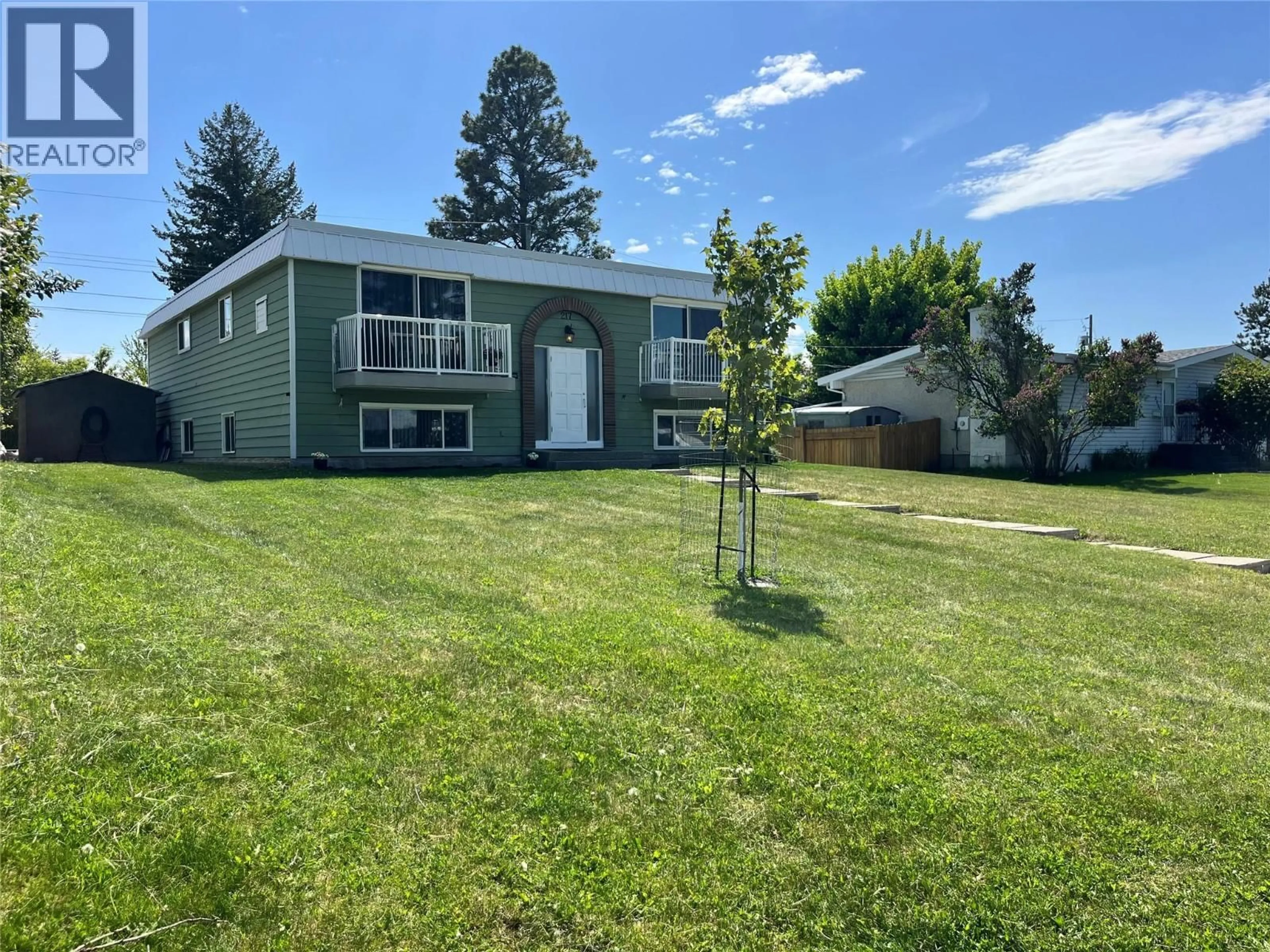 A pic from outside/outdoor area/front of a property/back of a property/a pic from drone, mountain view for 217 8TH STREET SOUTH, Cranbrook British Columbia V1C1N9