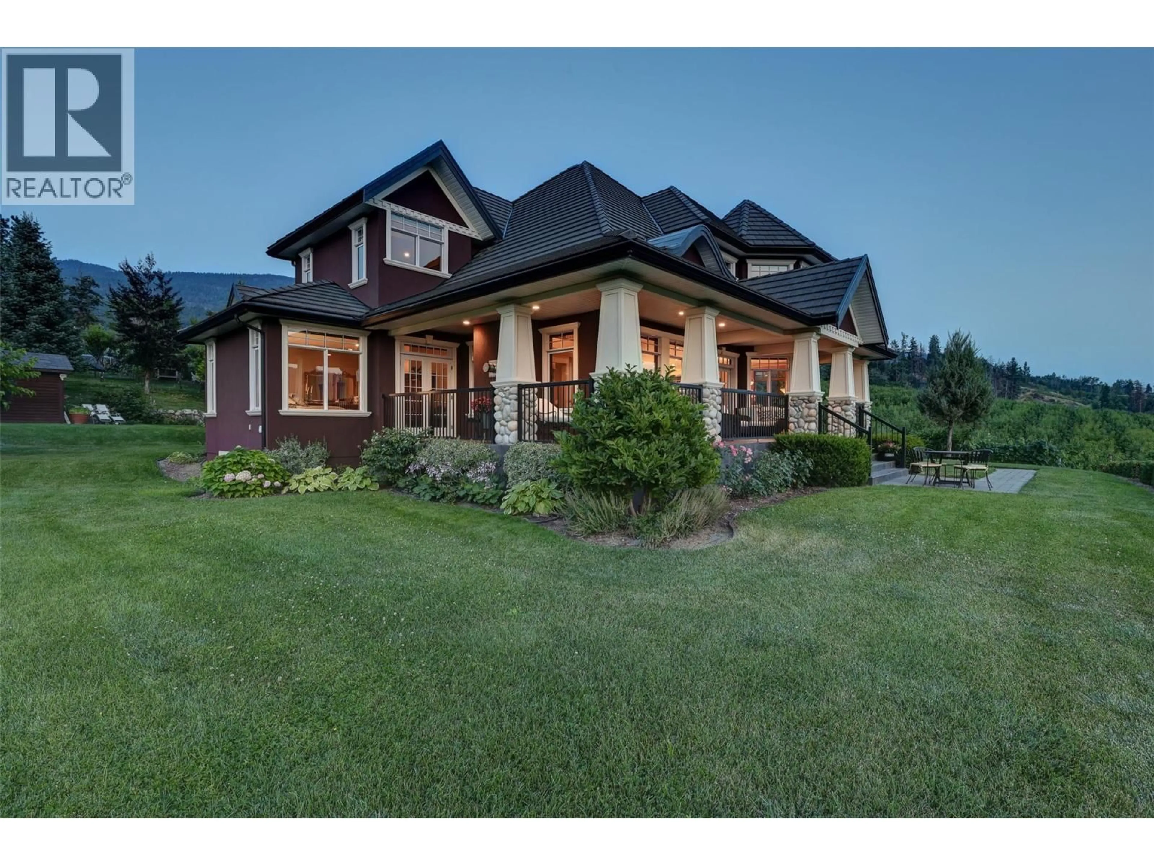 Home with brick exterior material, unknown for 14911 OYAMA ROAD, Oyama British Columbia V4V2C6