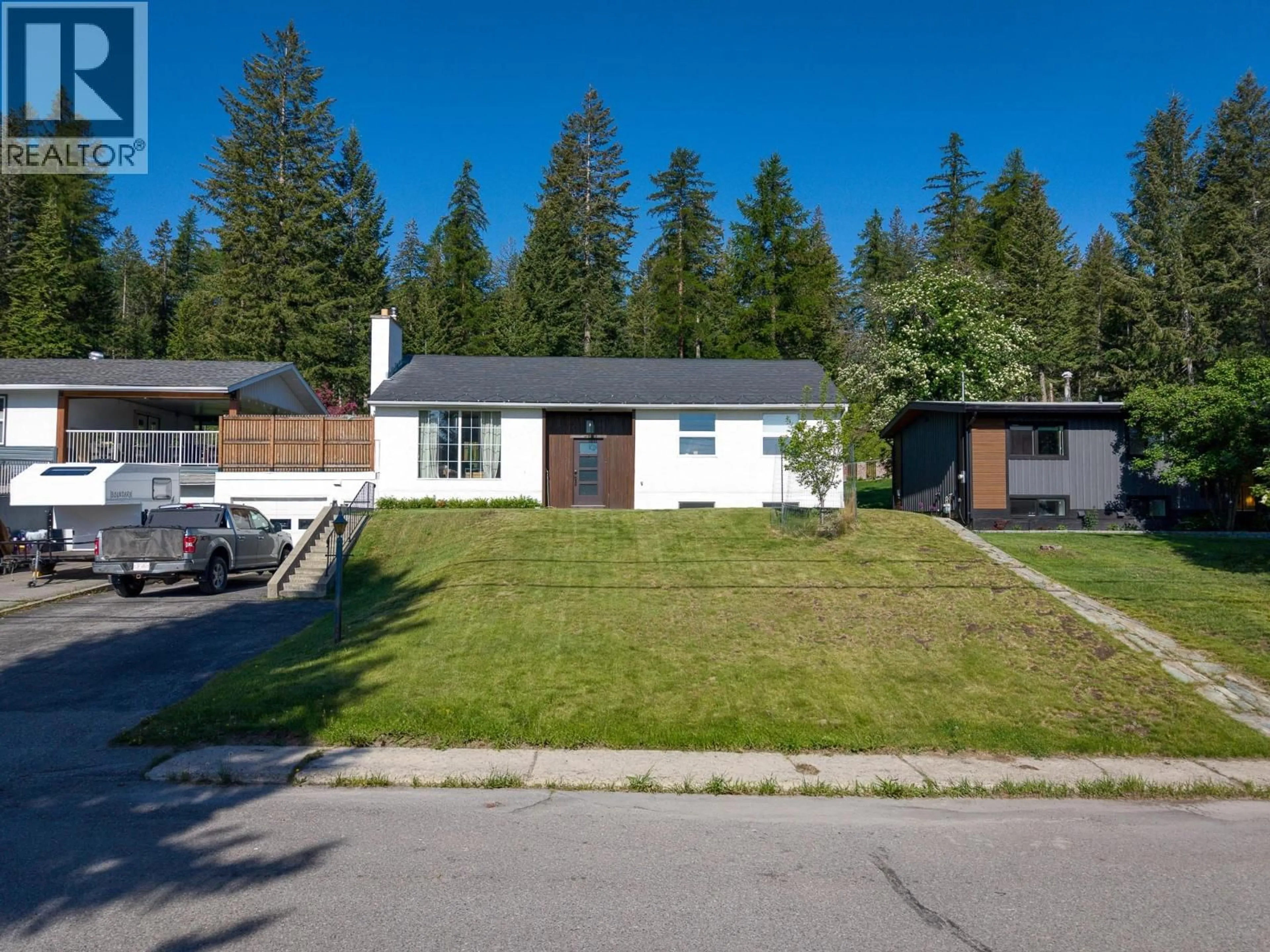A pic from outside/outdoor area/front of a property/back of a property/a pic from drone, street for 129 LEVIRS AVENUE, Kimberley British Columbia V1A1X6