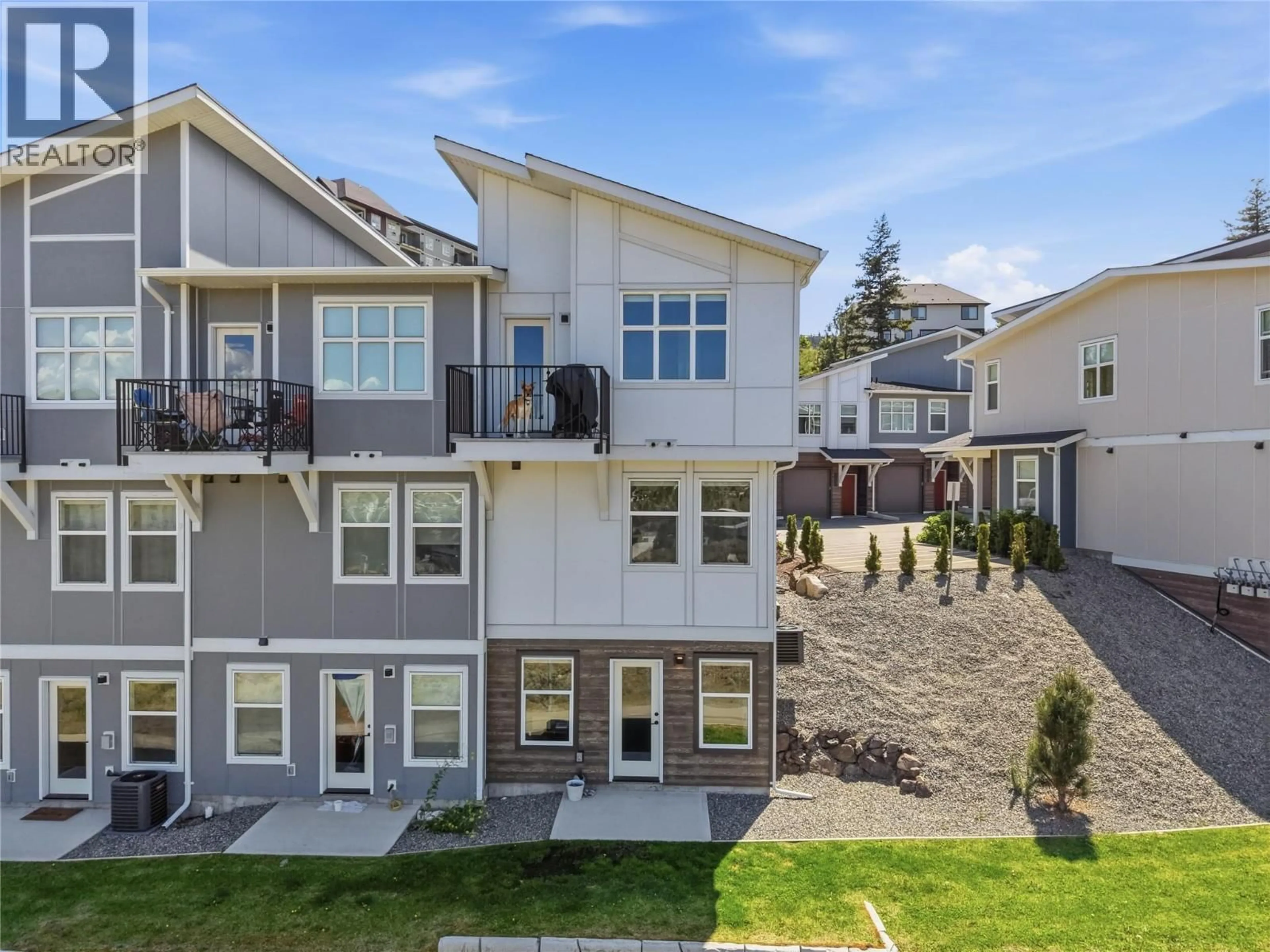 A pic from outside/outdoor area/front of a property/back of a property/a pic from drone, mountain view for 121 - 1701 FOXTAIL DRIVE, Kamloops British Columbia V1S0B1