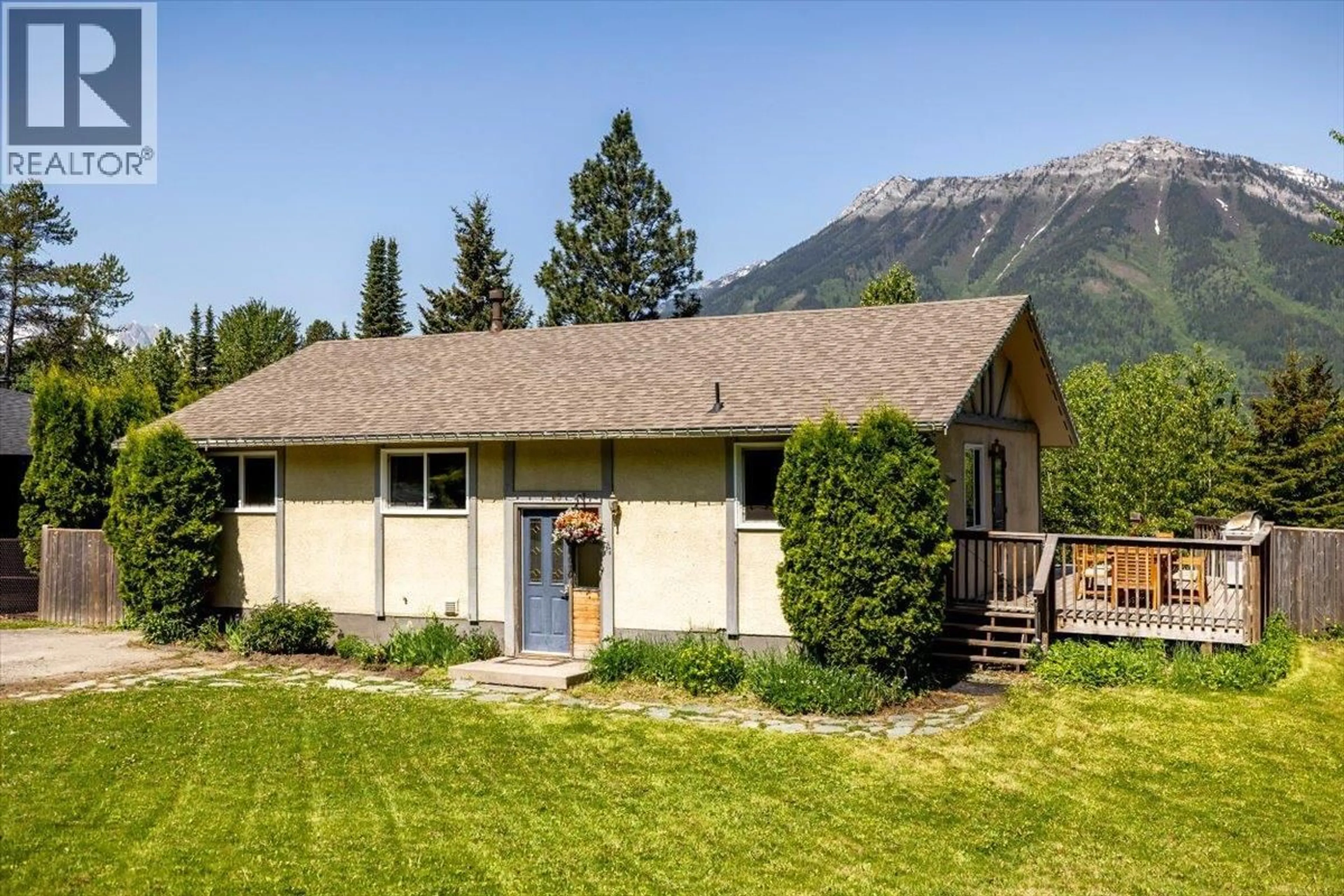 A pic from outside/outdoor area/front of a property/back of a property/a pic from drone, mountain view for 69 RIDGEMONT DRIVE, Fernie British Columbia V0B1M2