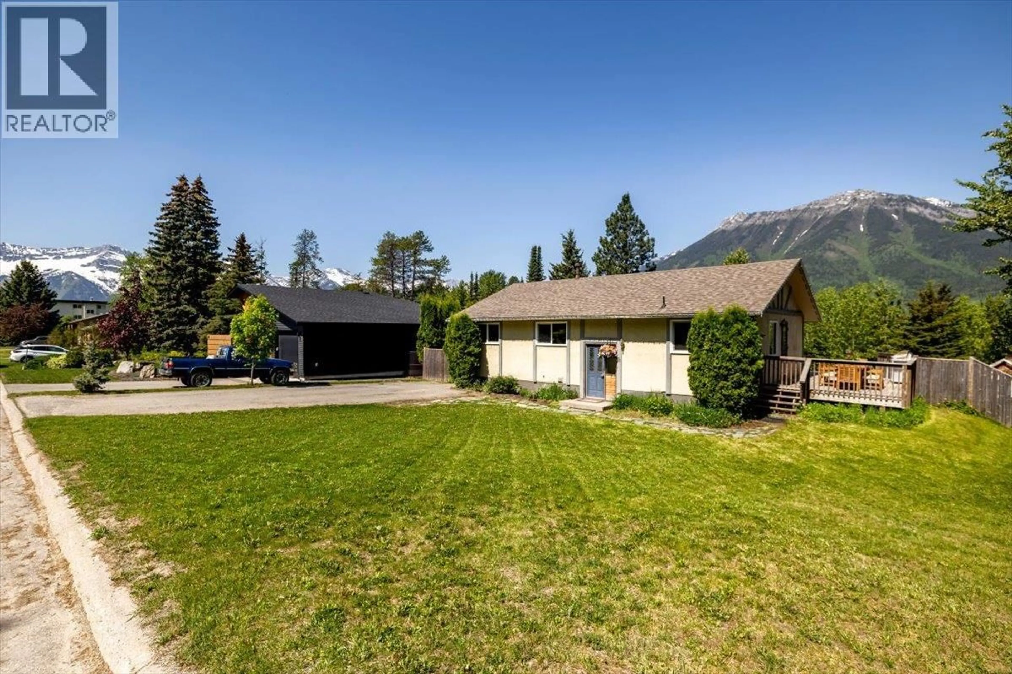 A pic from outside/outdoor area/front of a property/back of a property/a pic from drone, mountain view for 69 RIDGEMONT DRIVE, Fernie British Columbia V0B1M2
