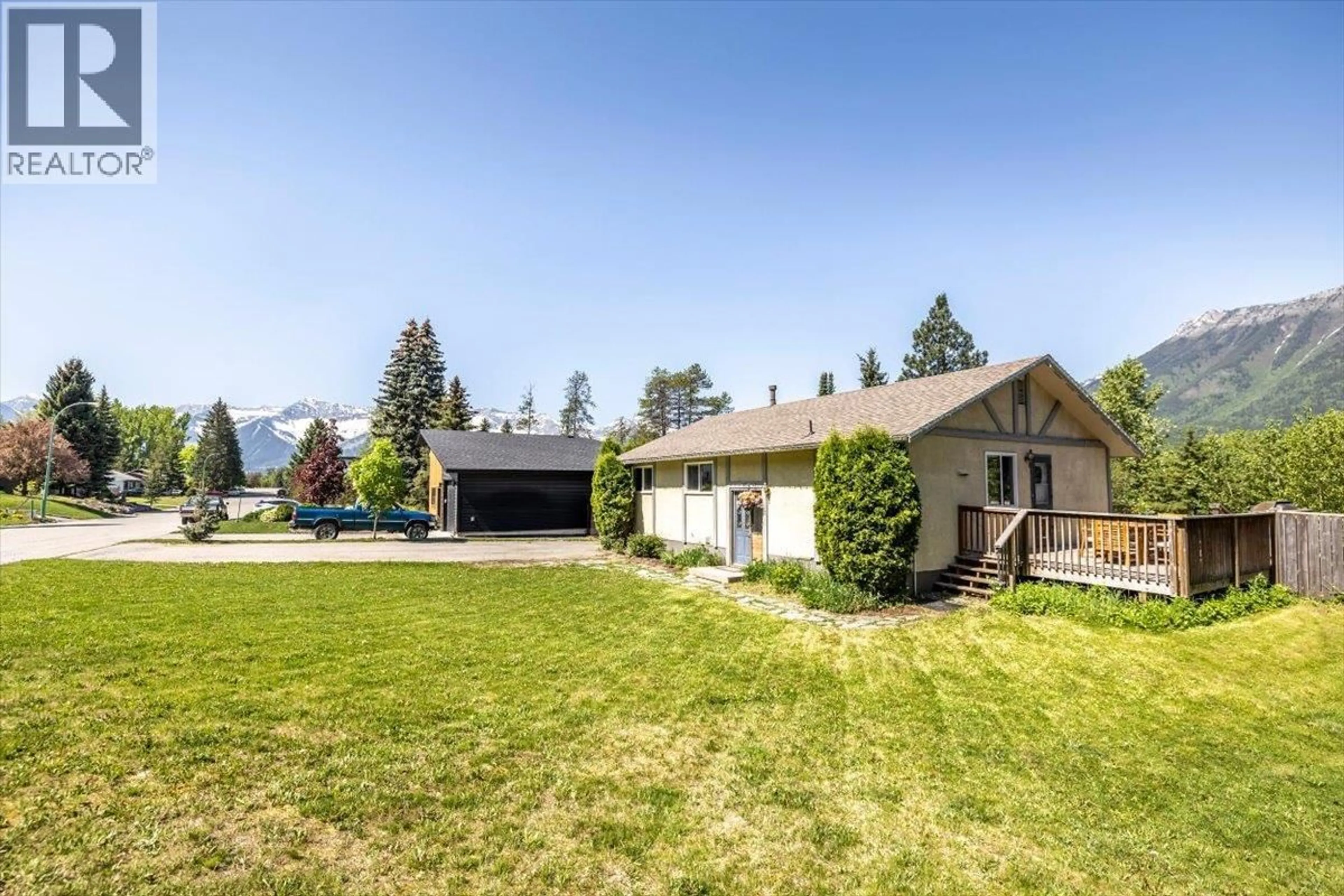 A pic from outside/outdoor area/front of a property/back of a property/a pic from drone, mountain view for 69 RIDGEMONT DRIVE, Fernie British Columbia V0B1M2