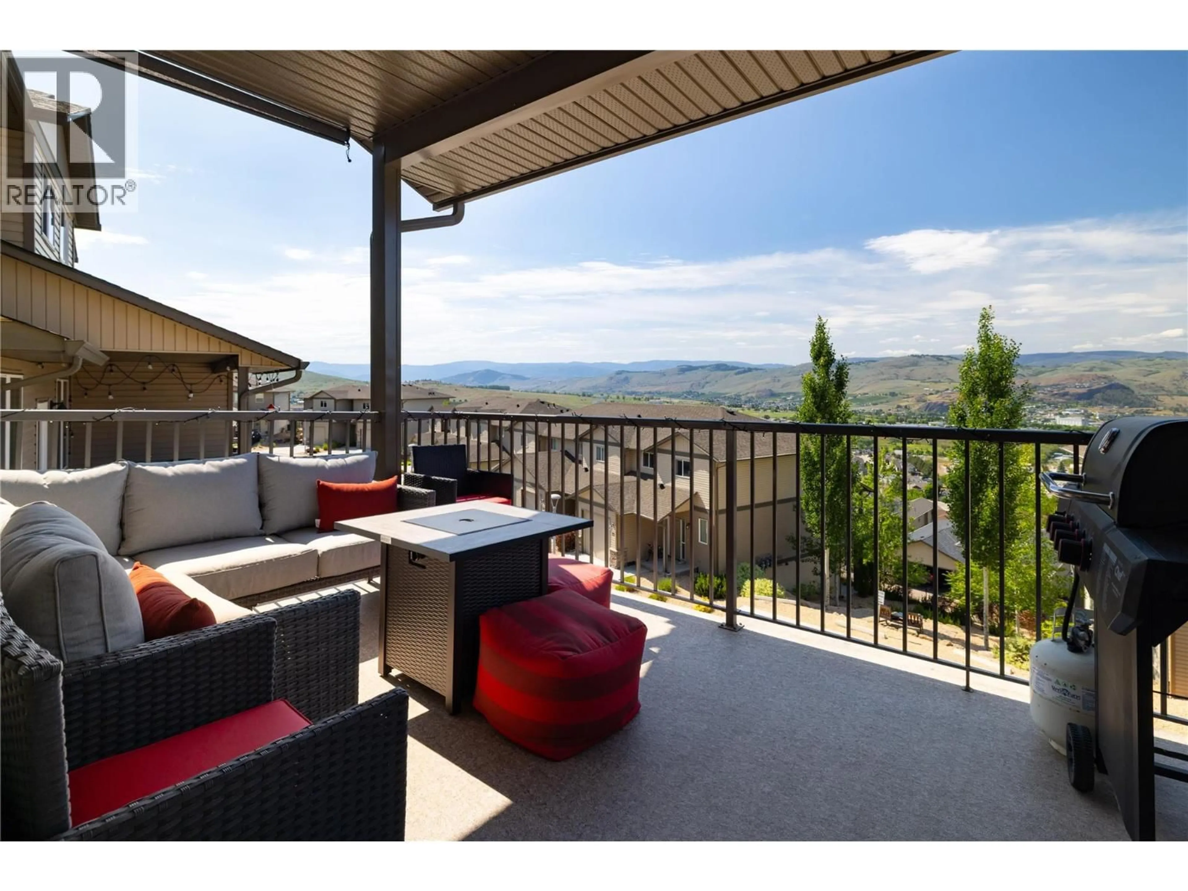 Patio, mountain view for 18 - 933 MT ROBSON PLACE, Vernon British Columbia V1B4G4