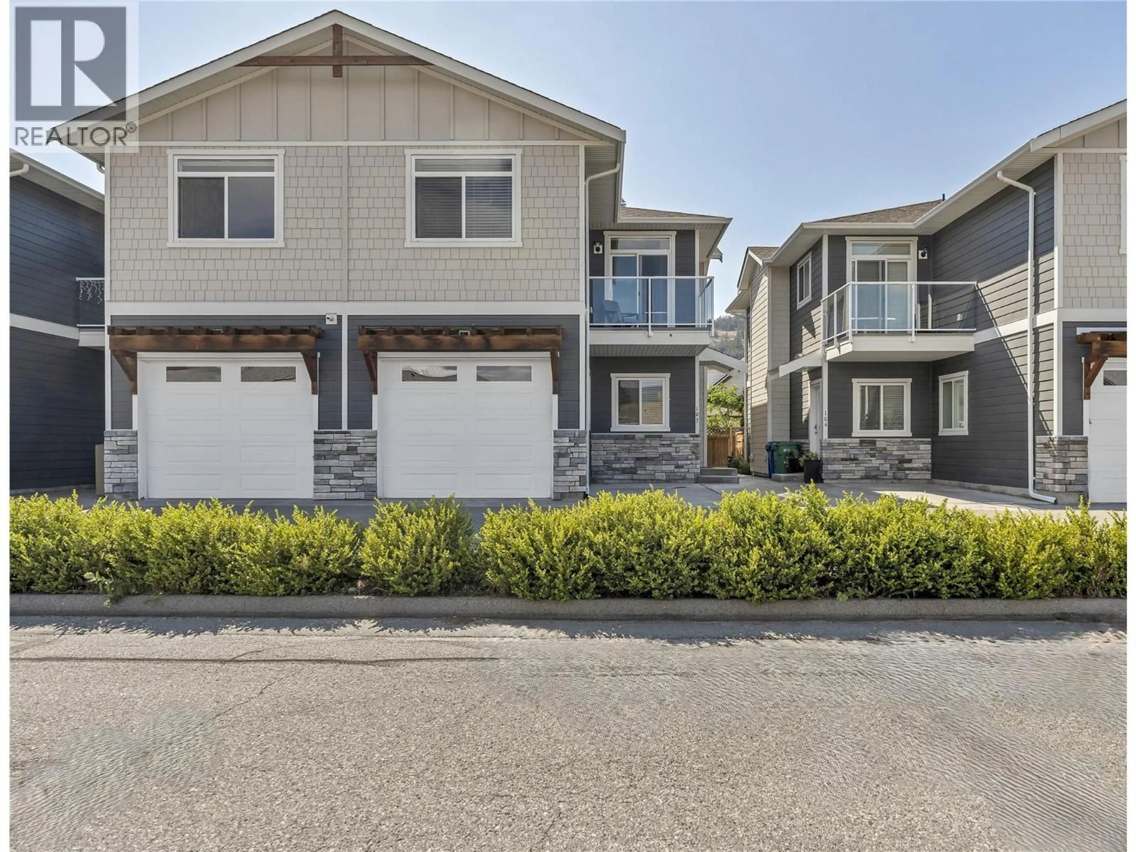 Home with vinyl exterior material, street for 103 - 10511 QUINPOOL ROAD, Summerland British Columbia V0H1Z0