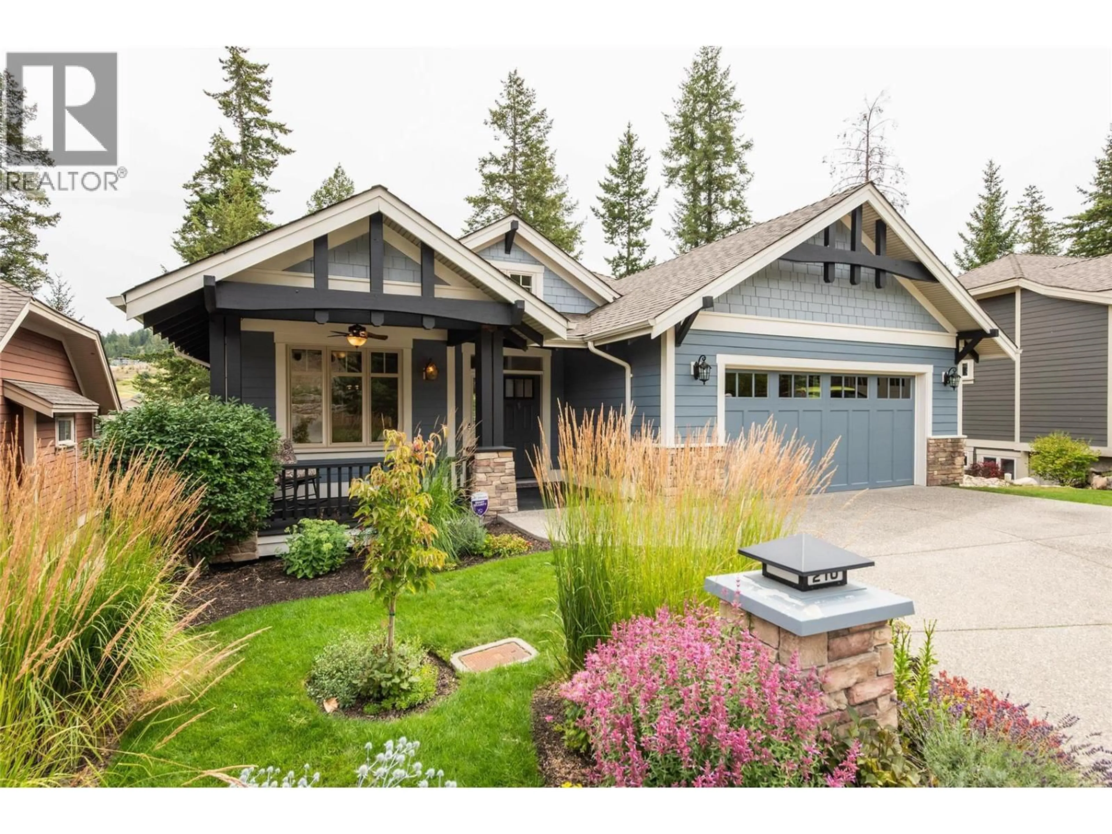 Home with vinyl exterior material, mountain view for 210 DORMIE PLACE, Vernon British Columbia V1H1Y5