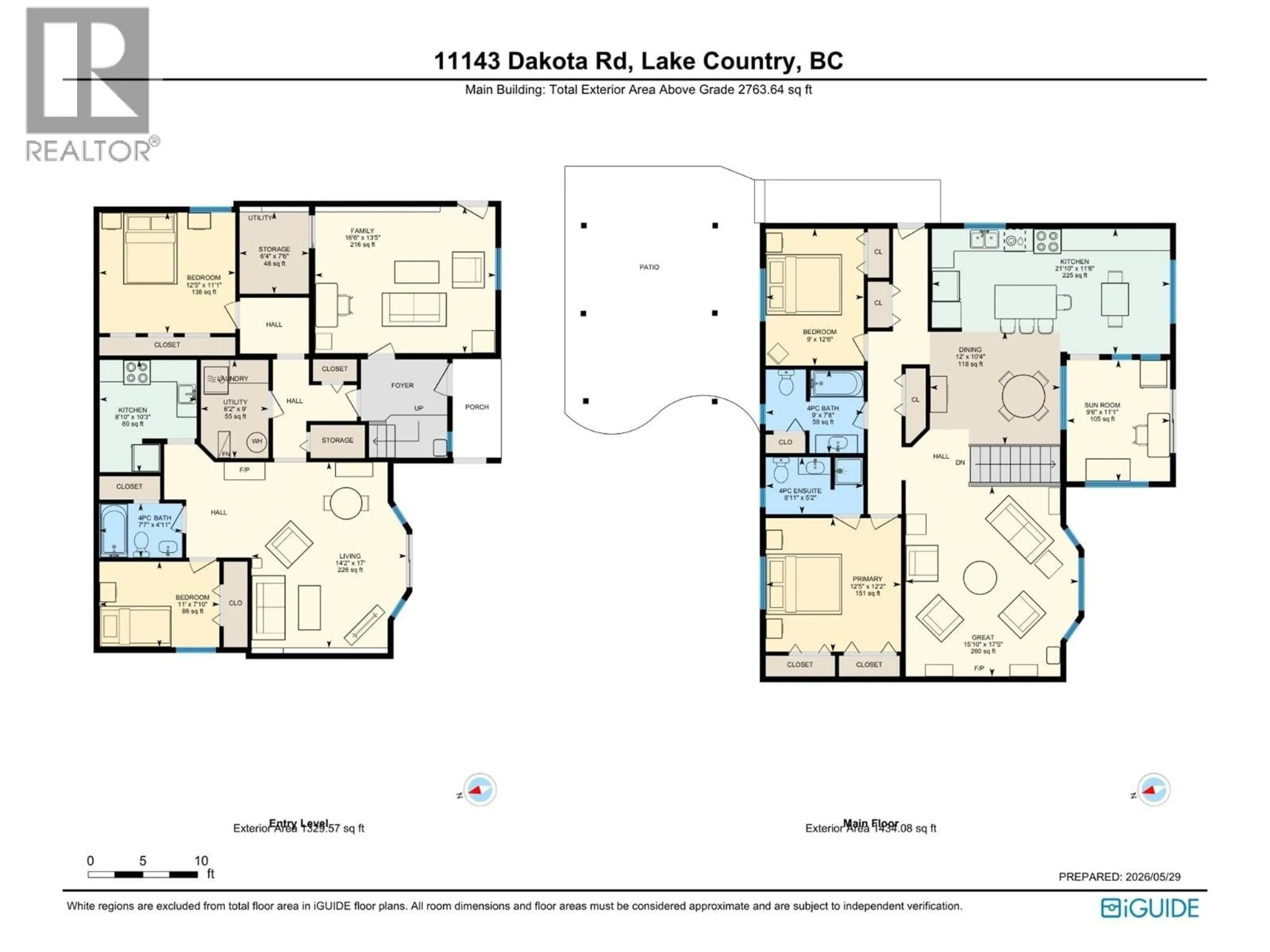 Floor plan for 11143 DAKOTA ROAD, Lake Country British Columbia V4V1X1