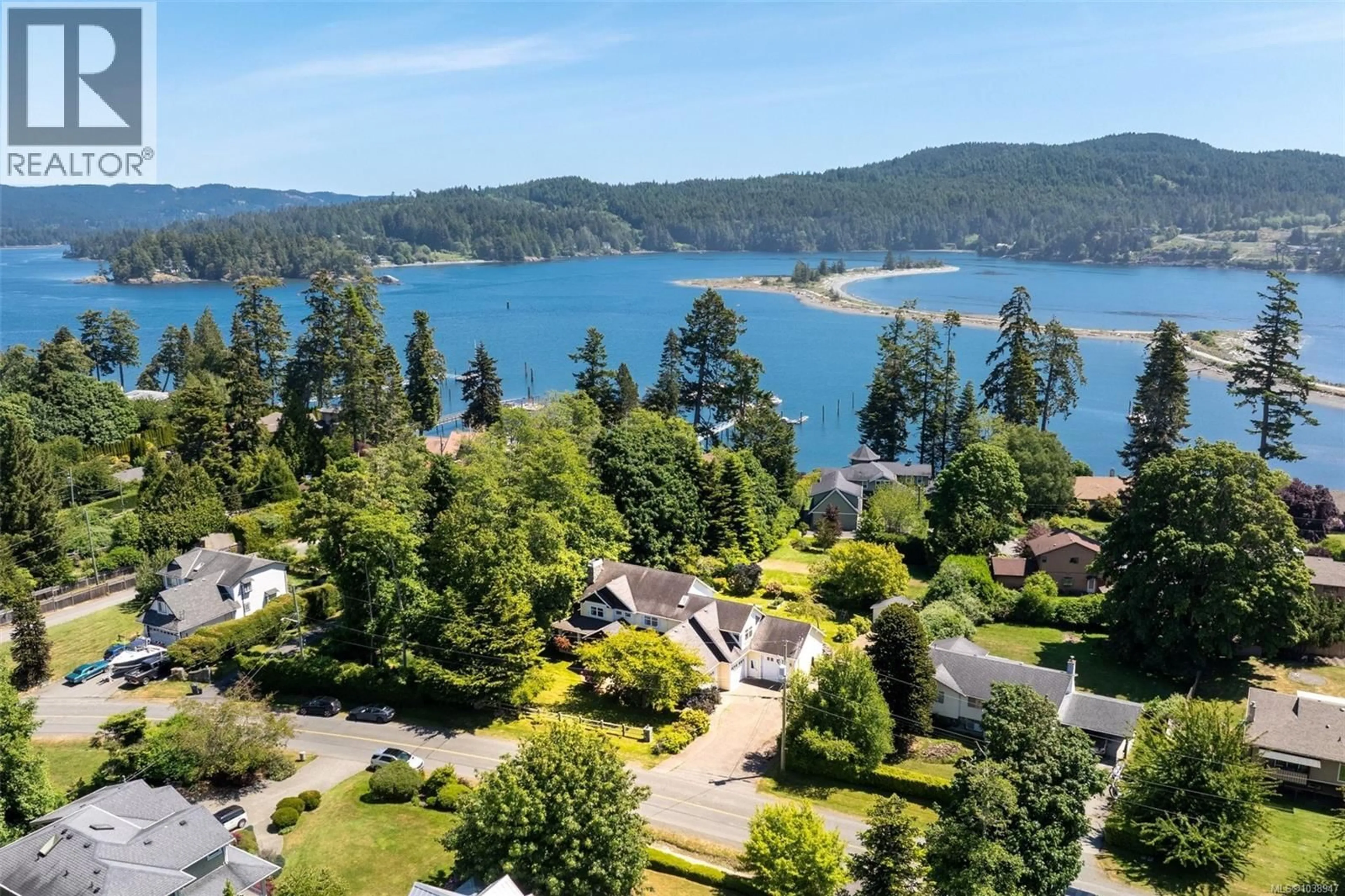 A pic from outside/outdoor area/front of a property/back of a property/a pic from drone, water/lake/river/ocean view for 1559 DUFOUR ROAD, Sooke British Columbia V9Z0T6