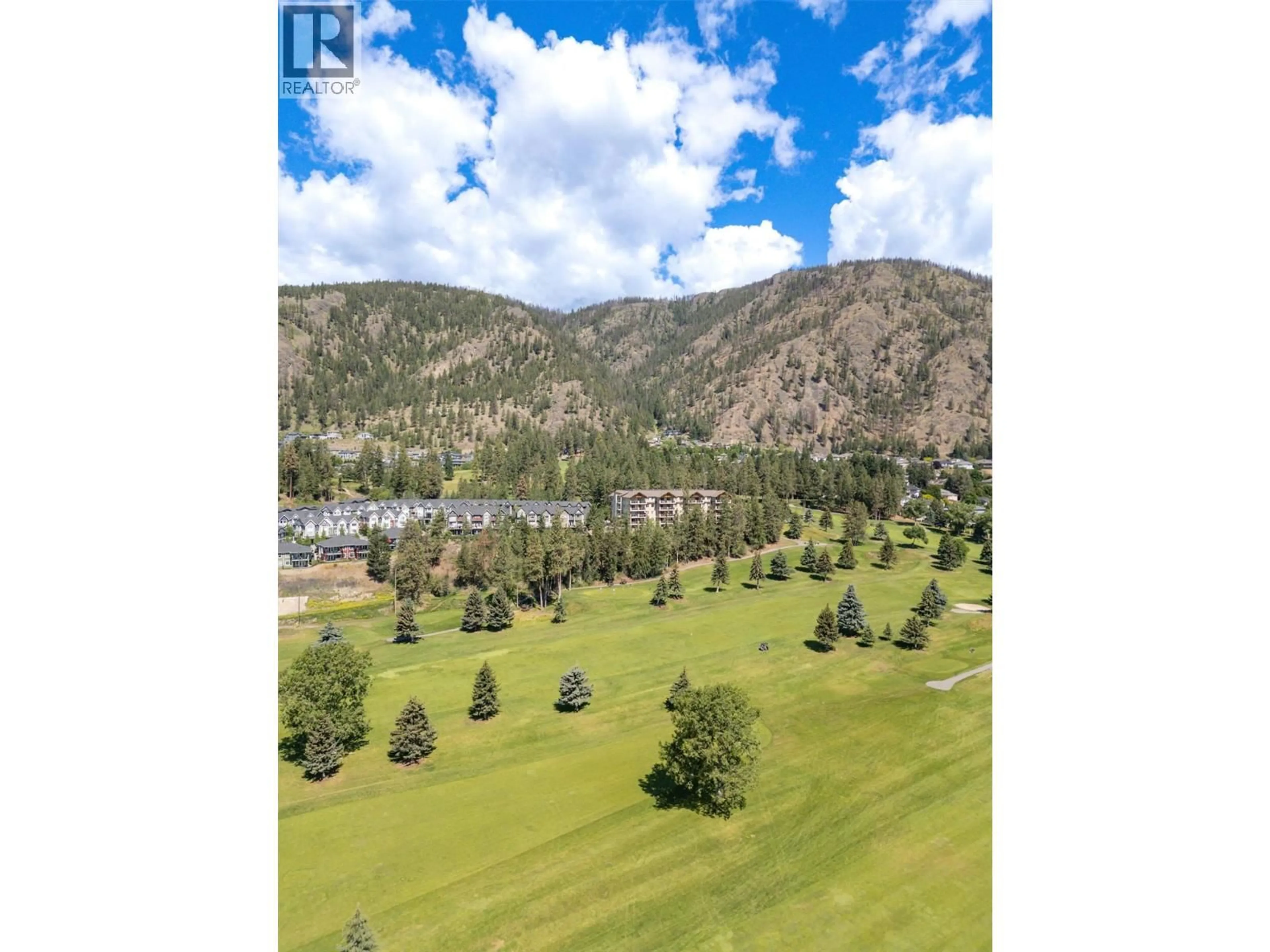 A pic from outside/outdoor area/front of a property/back of a property/a pic from drone, mountain view for 405 - 2470 TUSCANY DRIVE, West Kelowna British Columbia V4T3G8