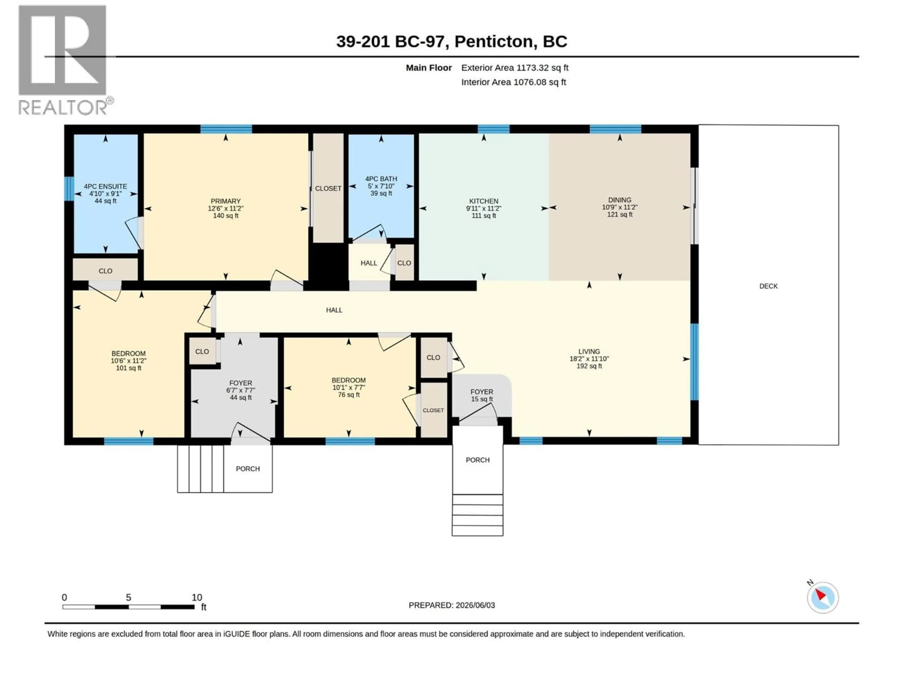 Floor plan for 39 - 201 HIGHWAY 97 HIGHWAY, Penticton British Columbia V2A0E4