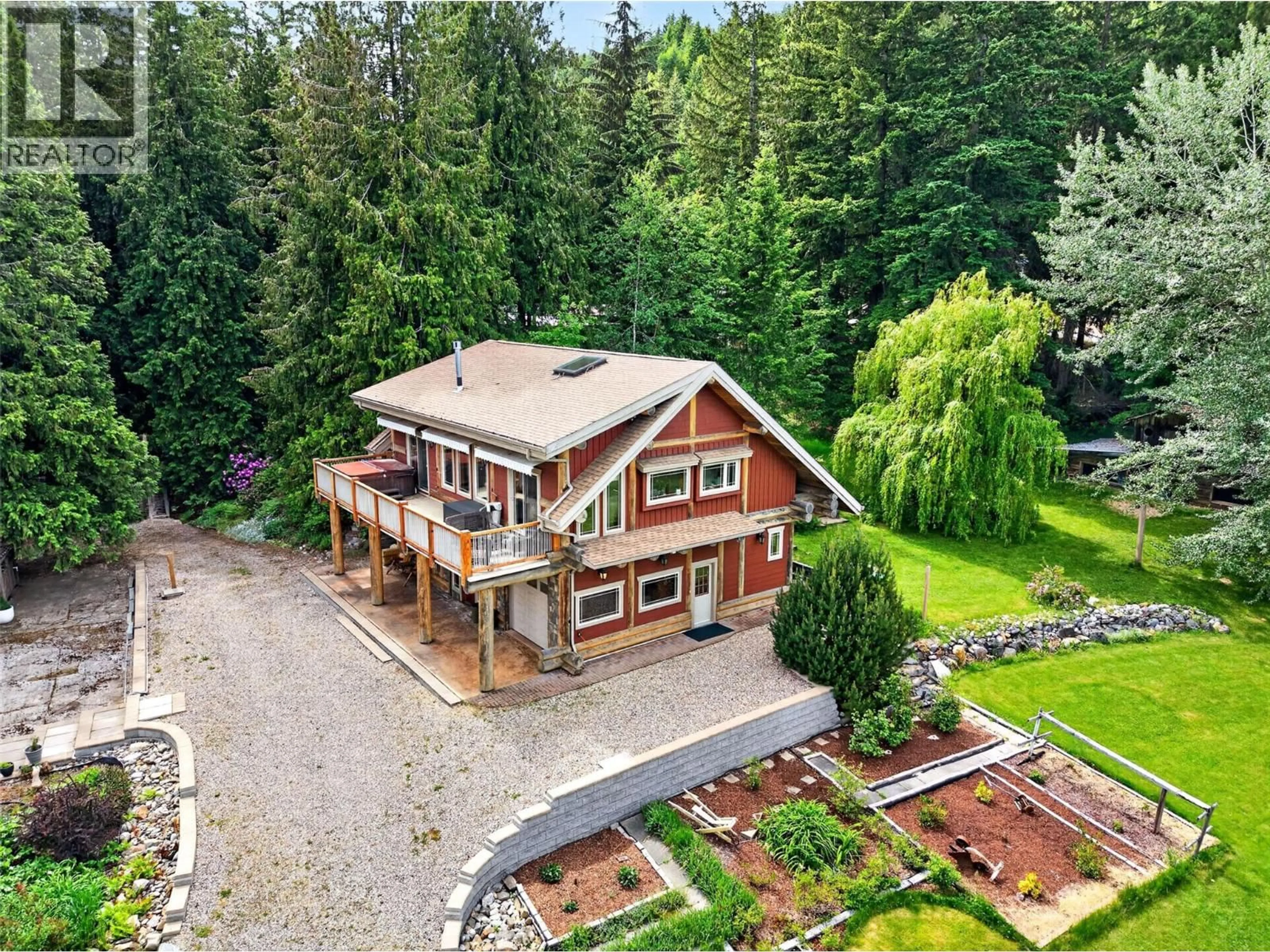 A pic from outside/outdoor area/front of a property/back of a property/a pic from drone, unknown for 2030 SOLSQUA-SICAMOUS ROAD, Sicamous British Columbia V0E2V4