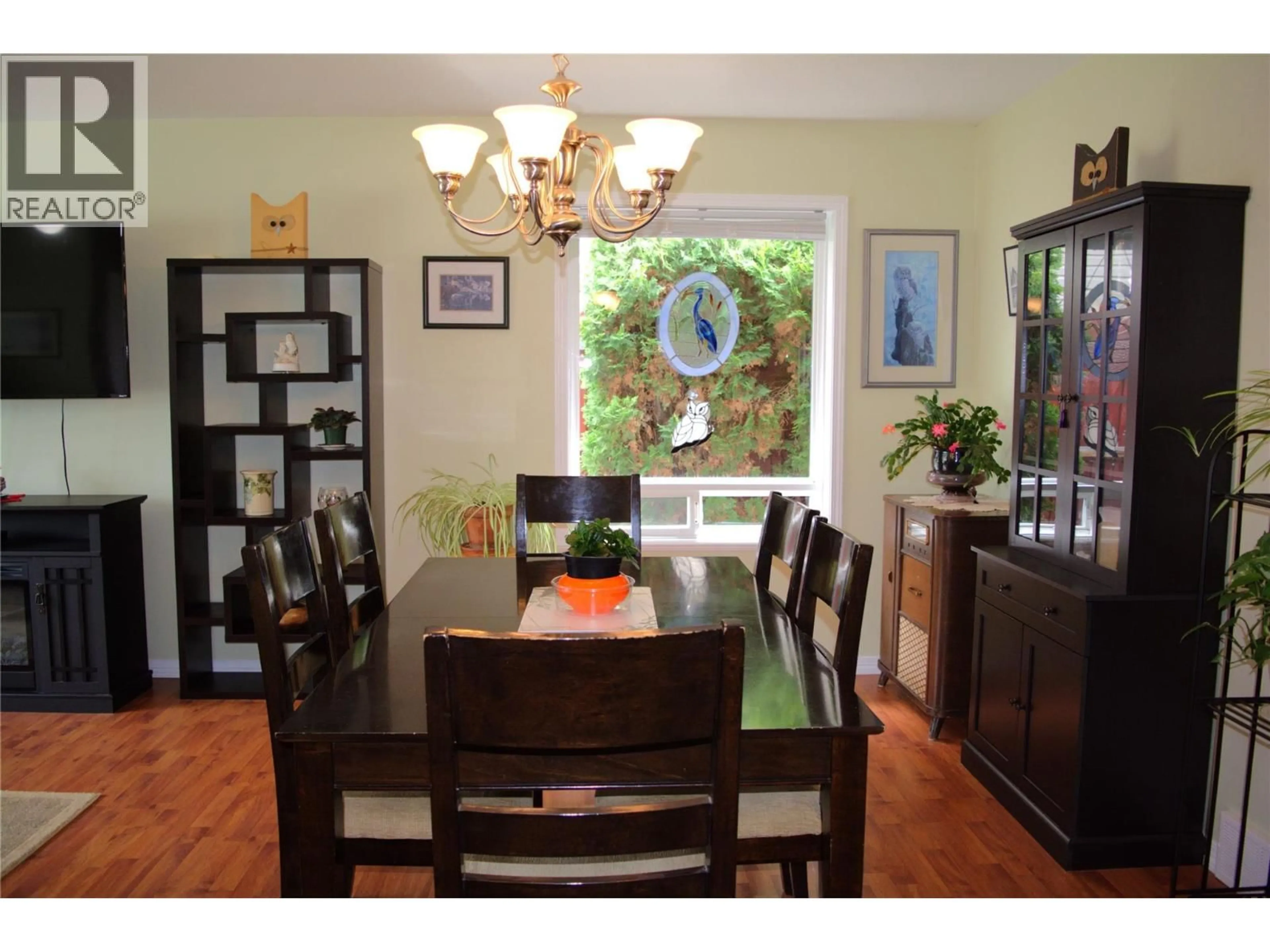 Dining room, wood/laminate floor for 1921 MORRISSEY STREET, Merritt British Columbia V1K1L5