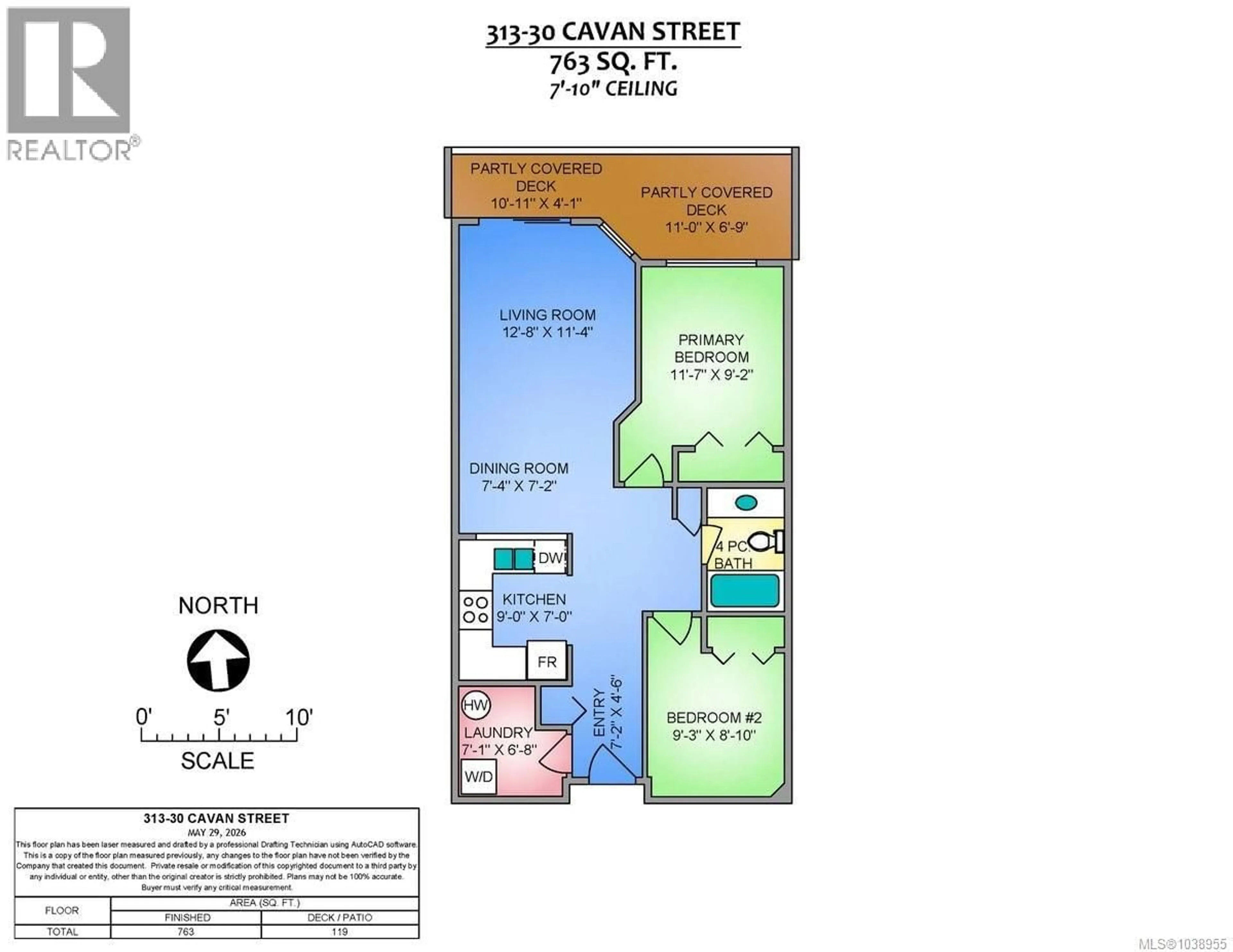 Floor plan for 313 - 30 CAVAN STREET, Nanaimo British Columbia V9R6K3