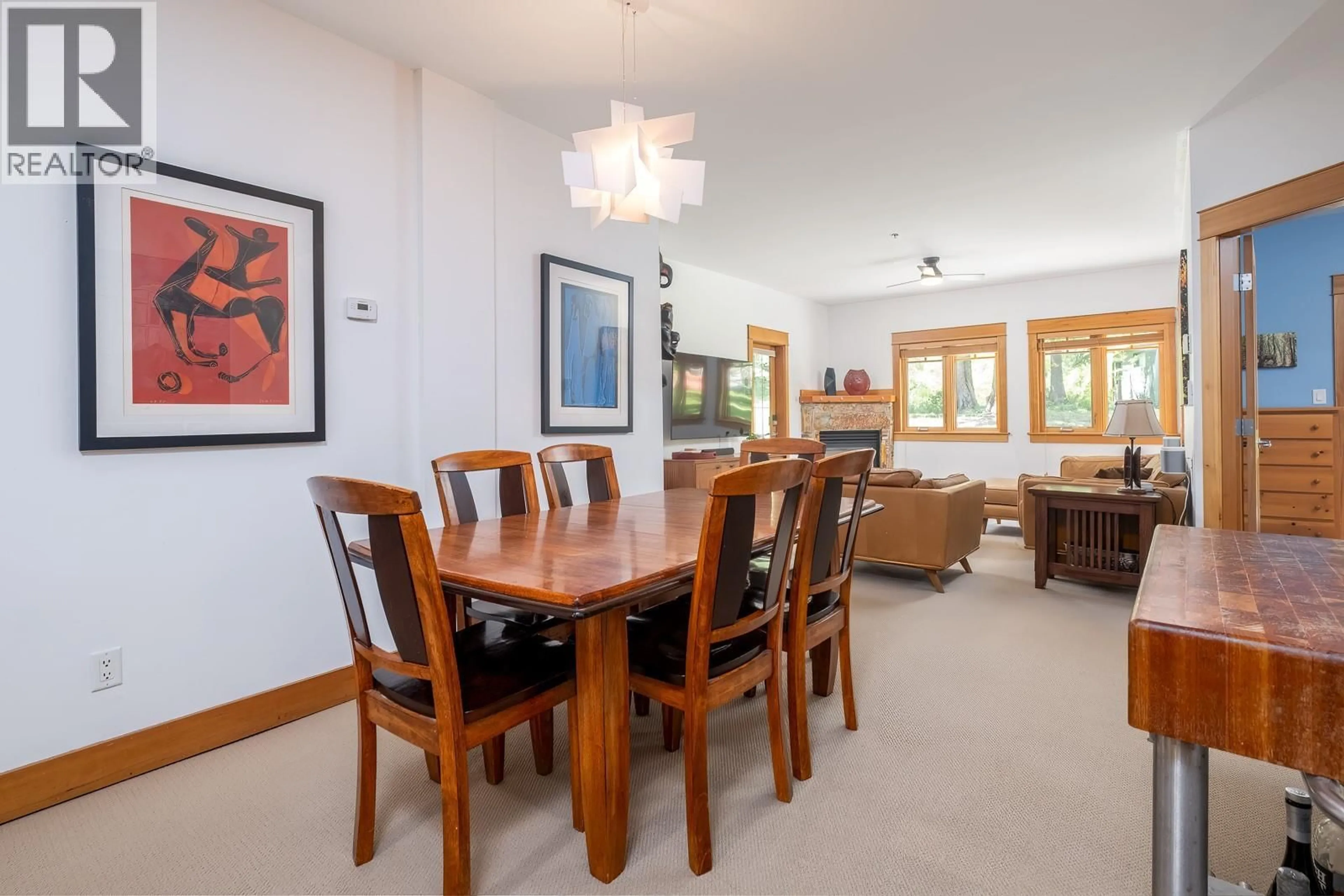 Dining room, wood/laminate floor for 2E - 1005 MOUNTAIN VIEW ROAD, Rossland British Columbia V0G1Y0