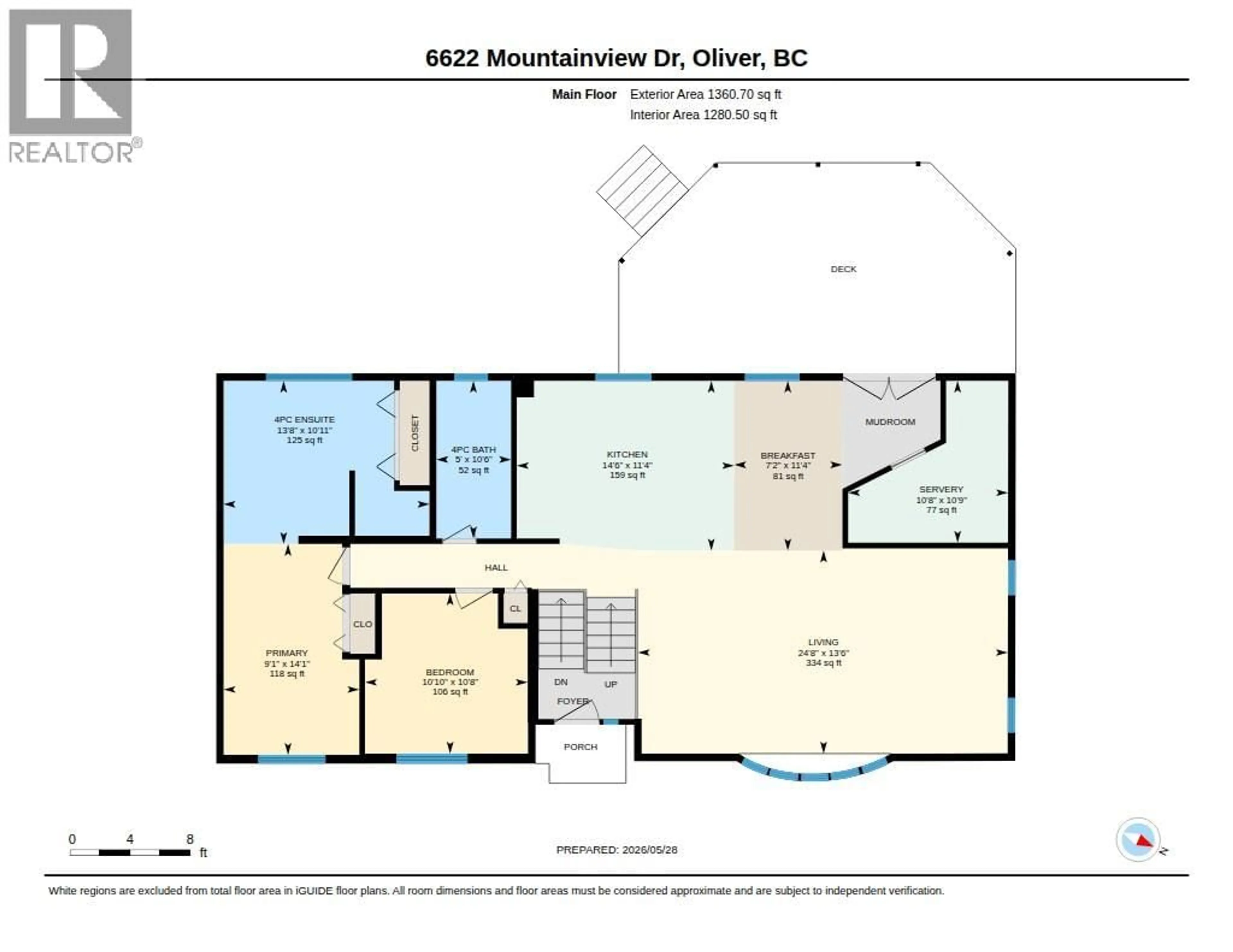 Floor plan for 6622 MOUNTAINVIEW DRIVE, Oliver British Columbia V0H1T4