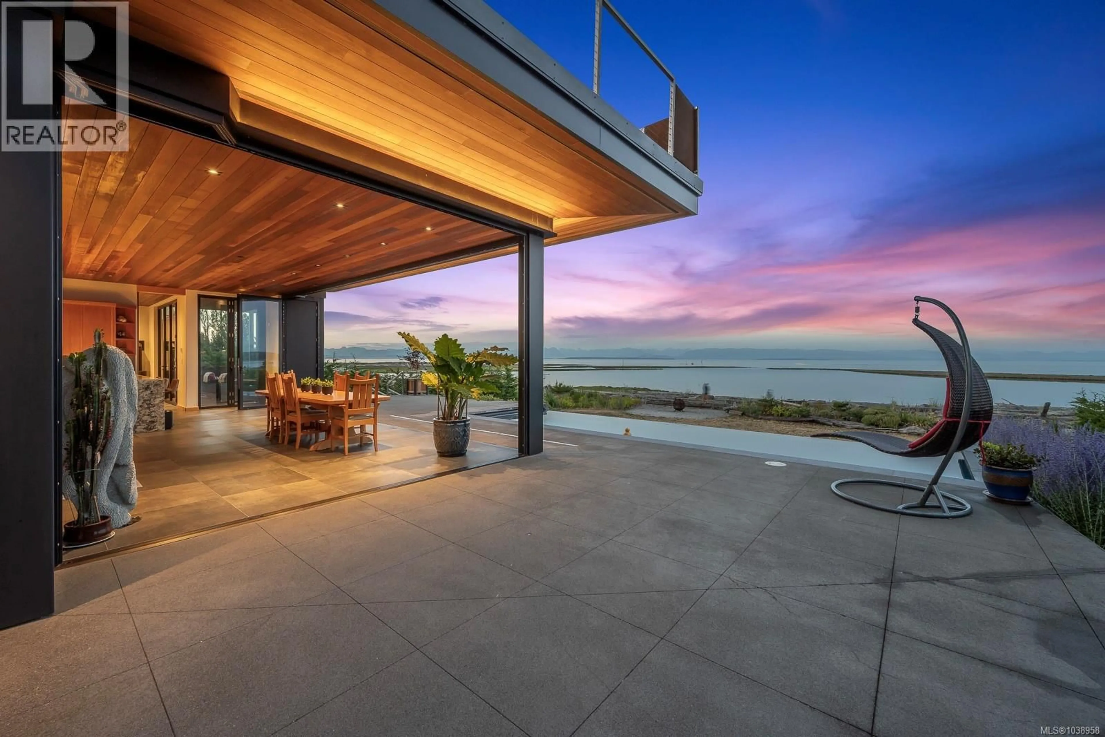 Patio, water/lake/river/ocean view for 9046 CLARKSON AVENUE, Black Creek British Columbia V9J1B3