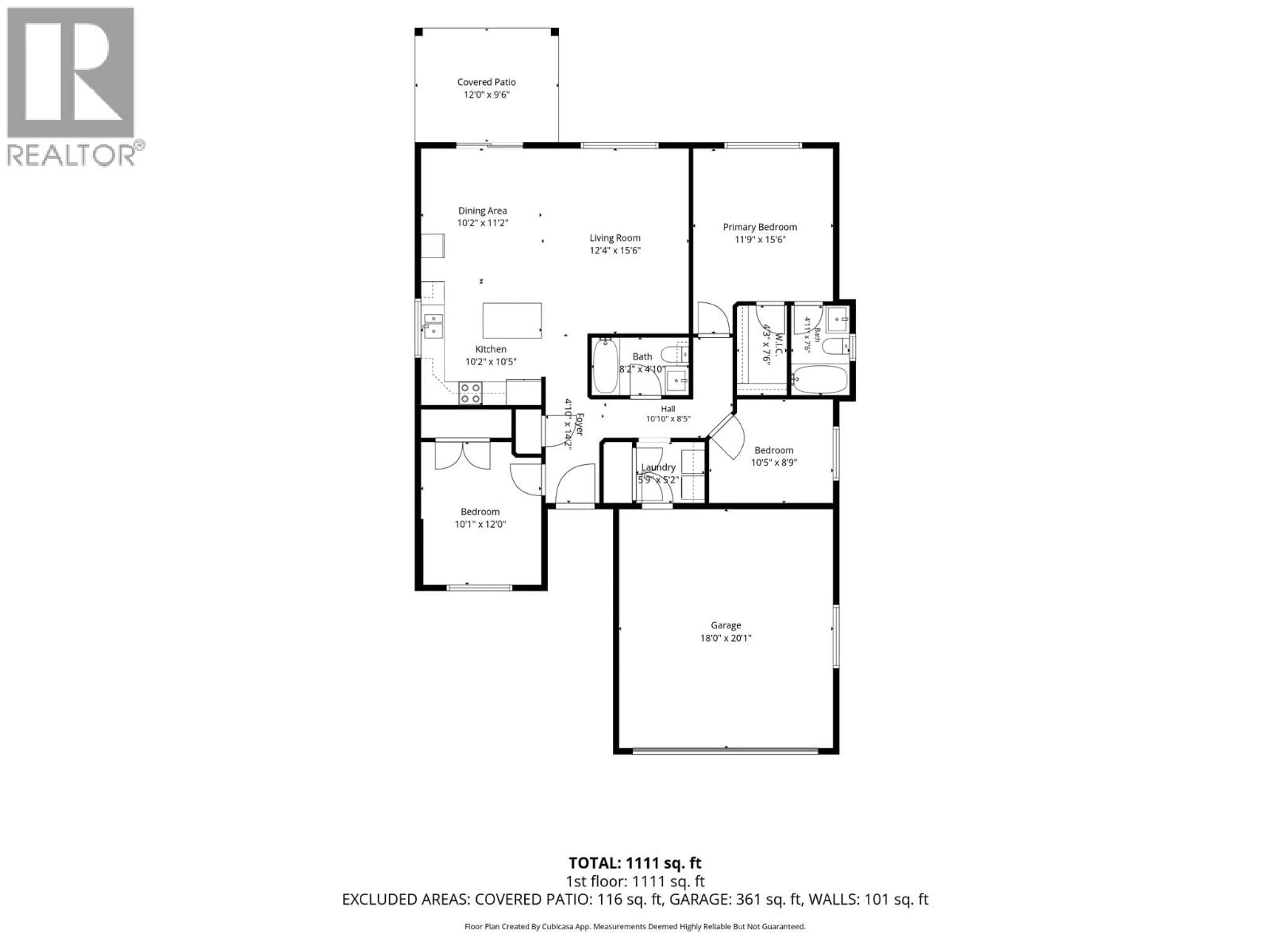 Floor plan for 5480 CANOE BEACH DRIVE NORTHEAST, Salmon Arm British Columbia V1E2M5