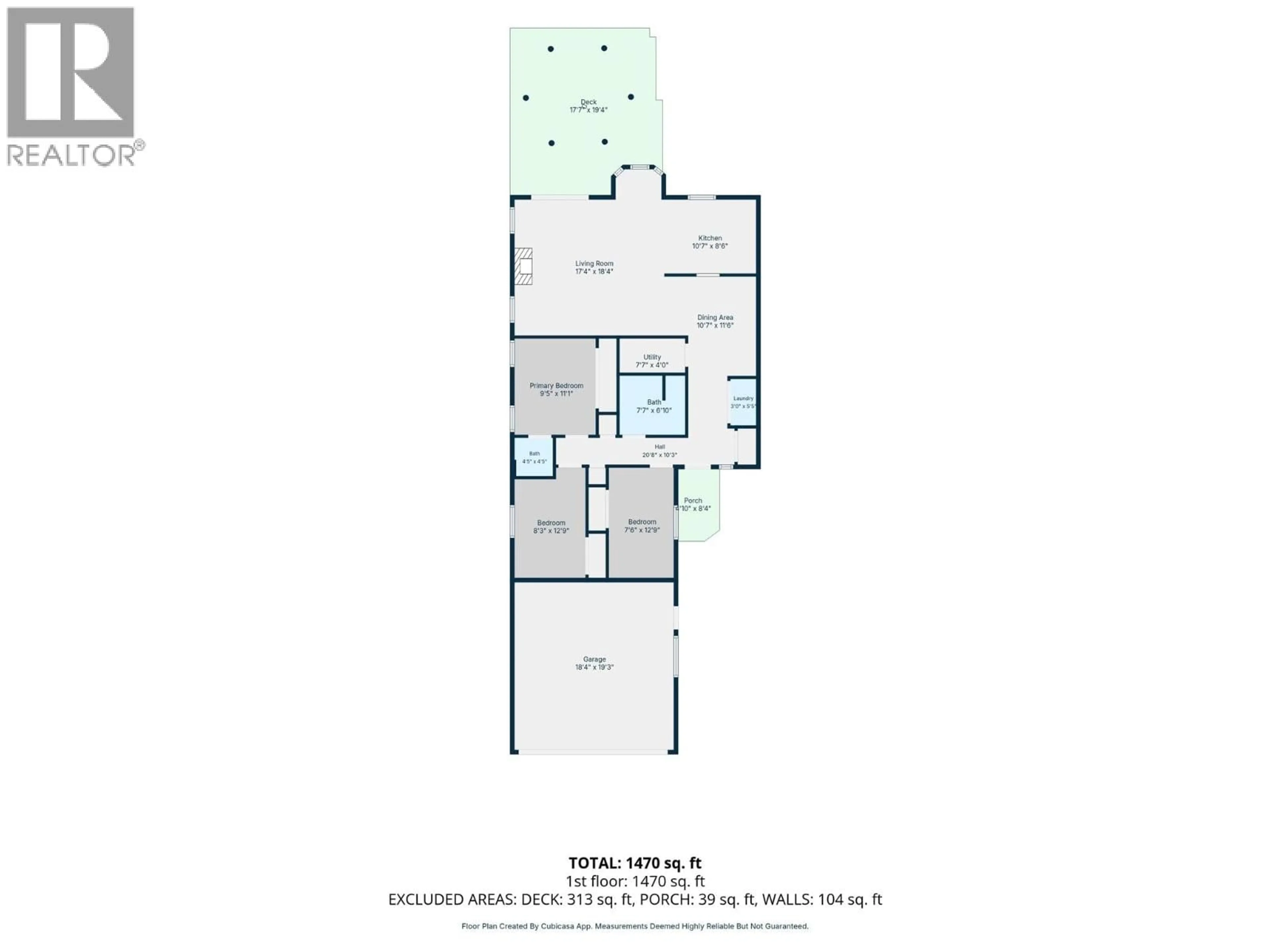 Floor plan for A - 466 CORINA AVENUE, Princeton British Columbia V0X1W0