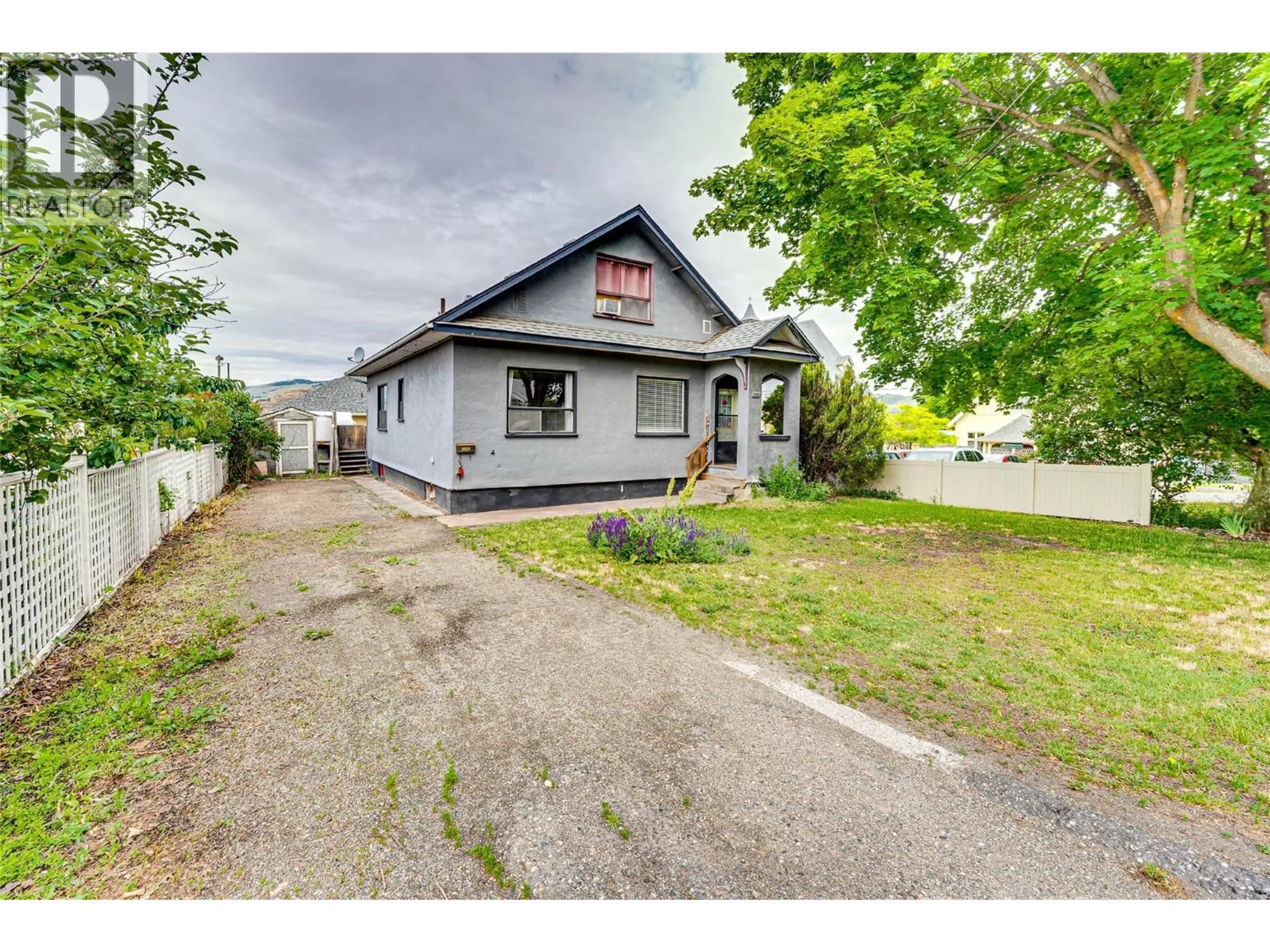 A pic from outside/outdoor area/front of a property/back of a property/a pic from drone, street for 3202 26 STREET, Vernon British Columbia V1T4V3