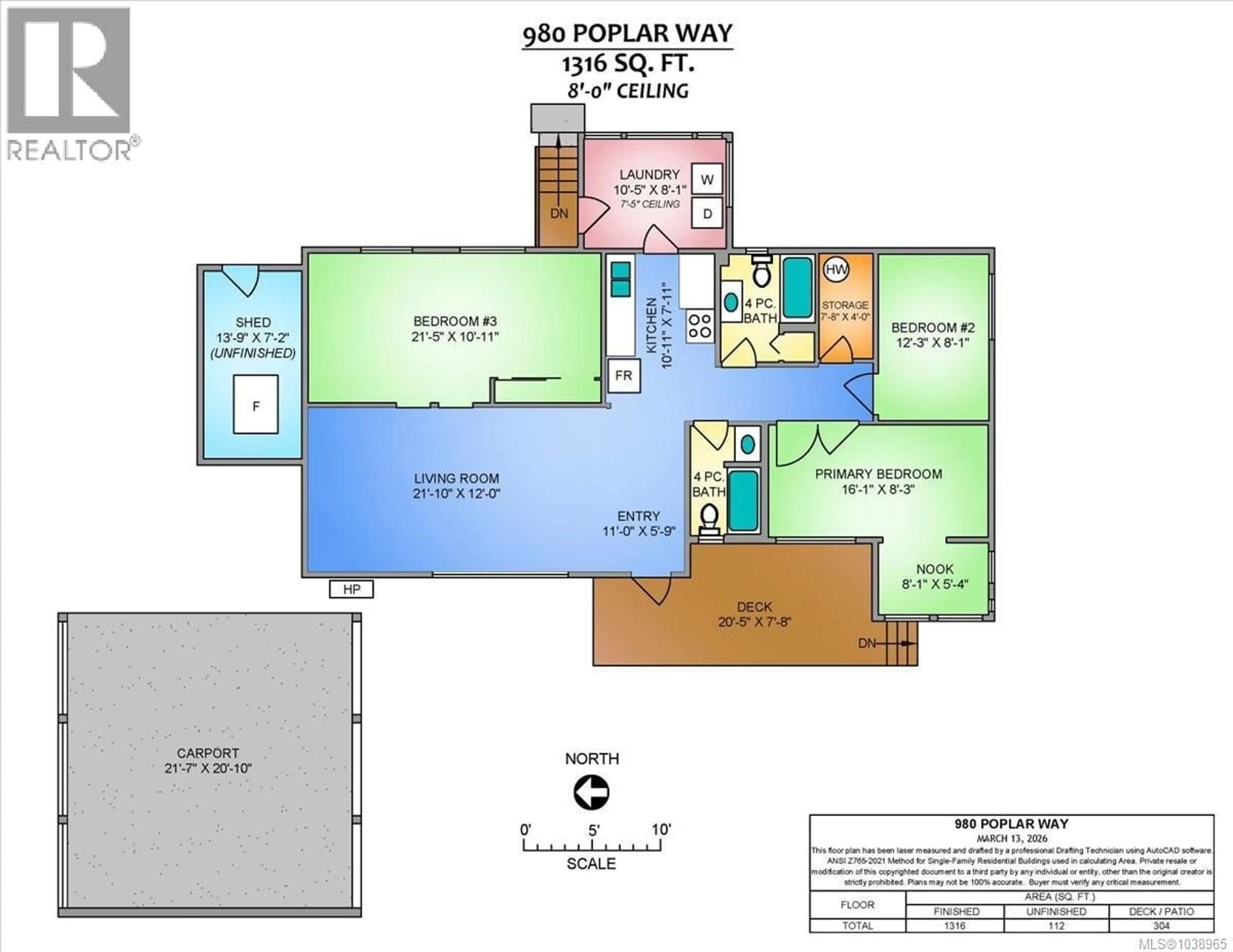 Floor plan for 980 POPLAR WAY, Whiskey Creek British Columbia V9K1X9