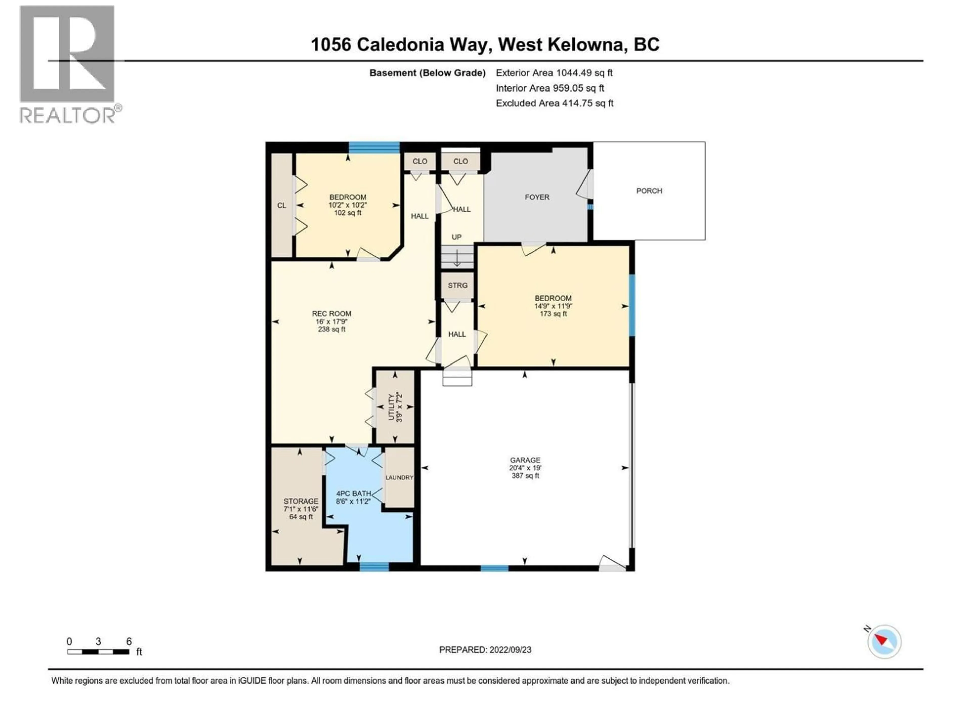 Floor plan for 1056 CALEDONIA WAY, West Kelowna British Columbia V1Z3N7